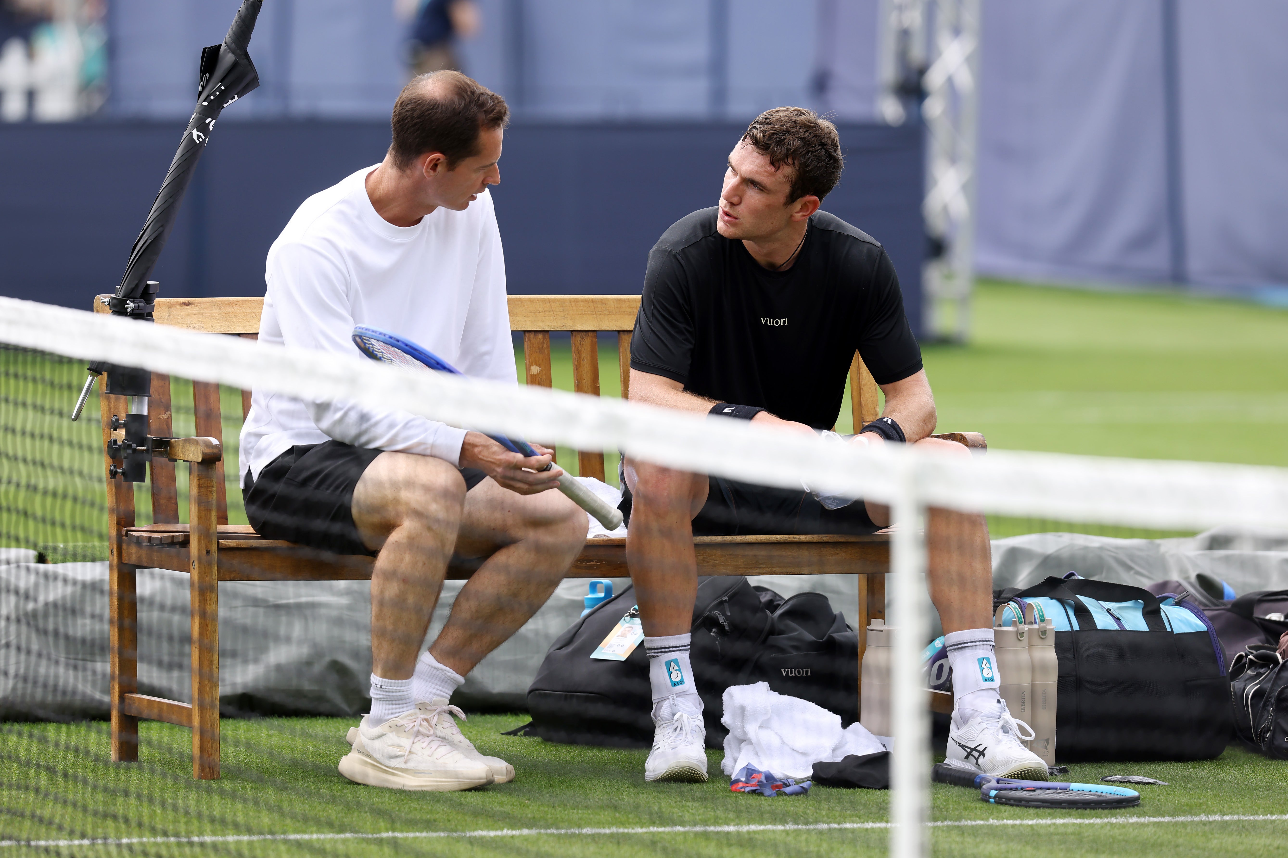 Jack Draper returns to Wimbledon with coach Andy Murray in his corner