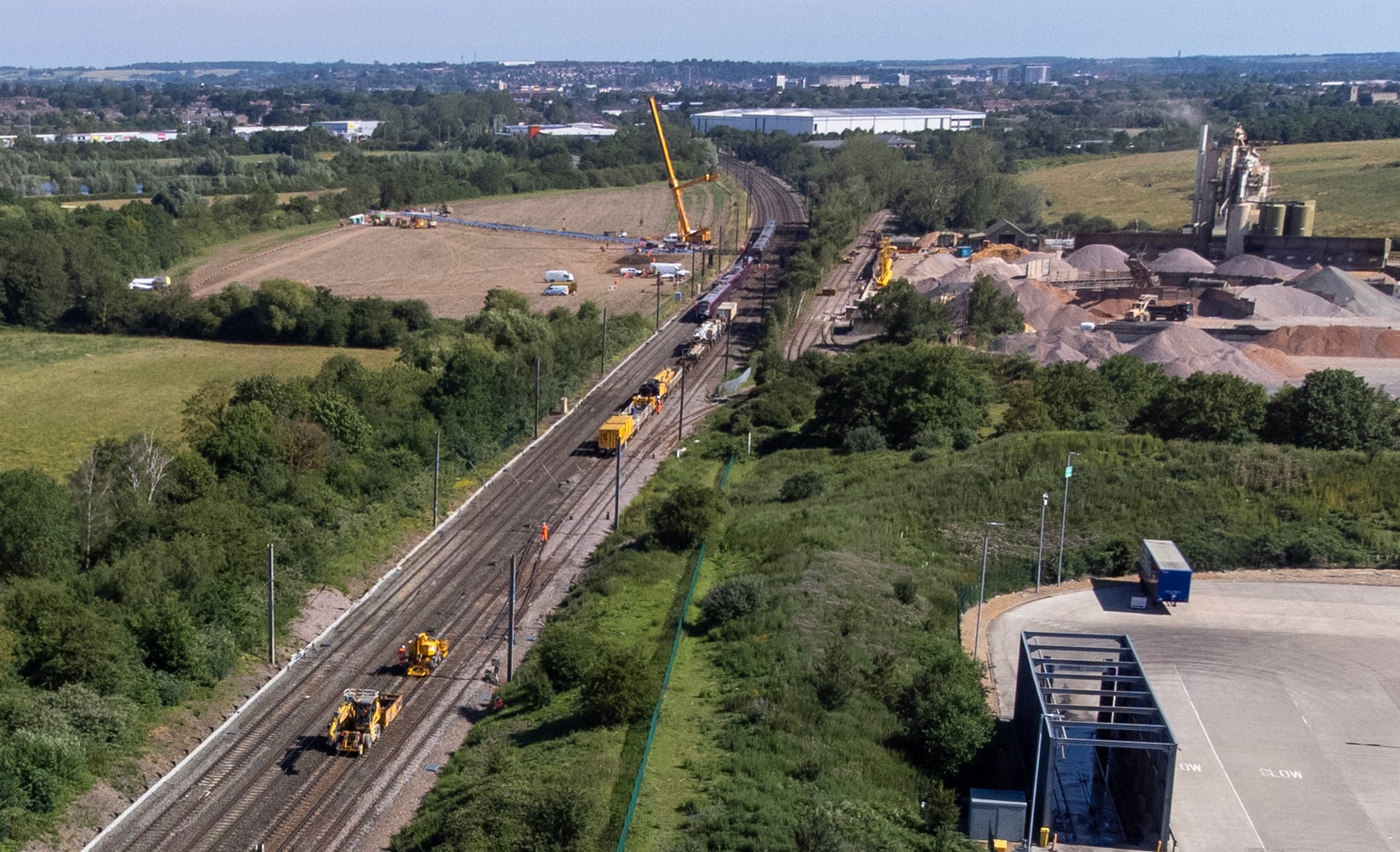 The Rail Accident Investigation Branch (RAIB) said in an interim report on Thursday that data recorders from the train showed the Corby to London St Pancras train acknowledged a red signal warning but ‘continued to accelerate, reaching a maximum speed of 76mph’