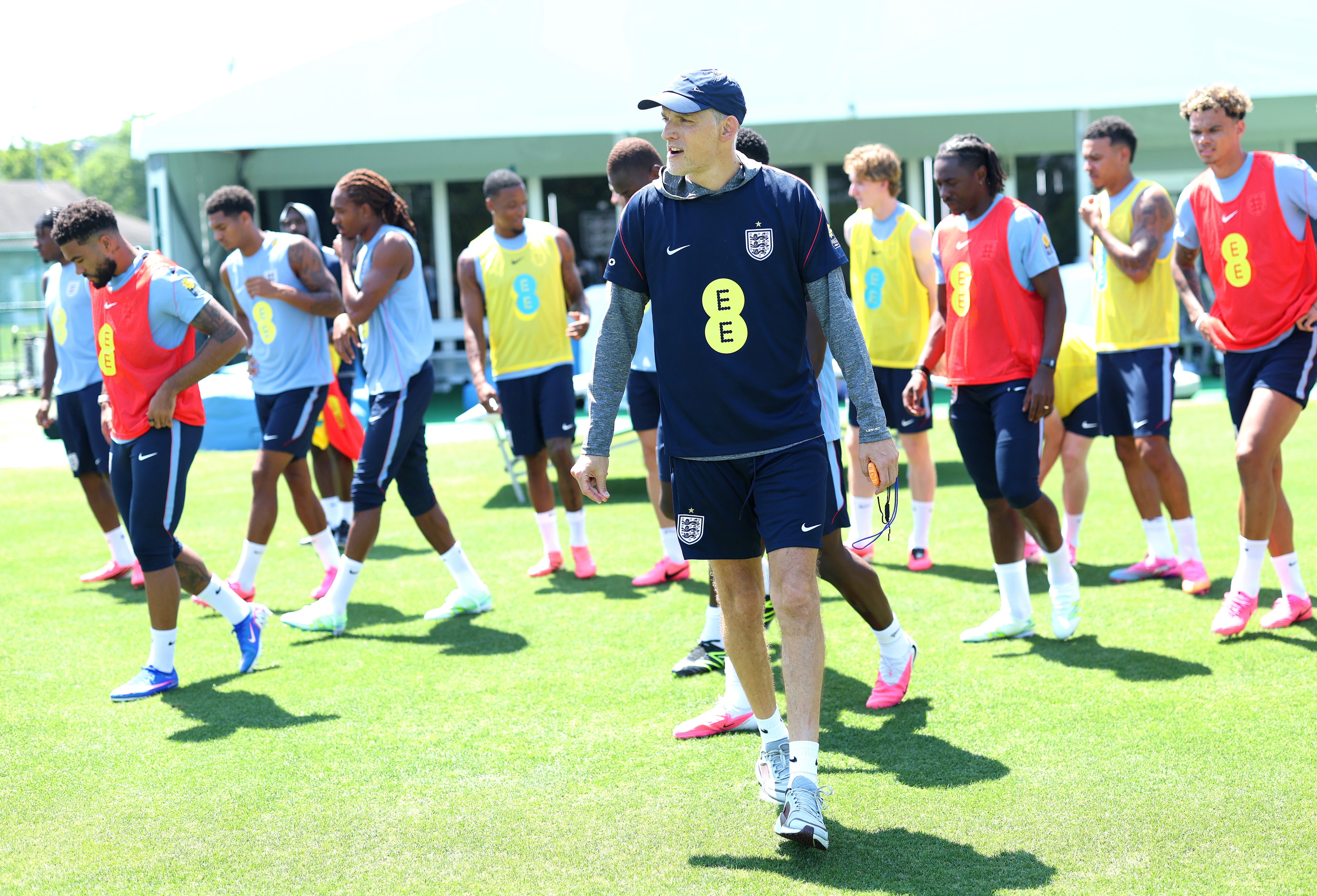Tuchel is trying to be a relaxed presence around the squad