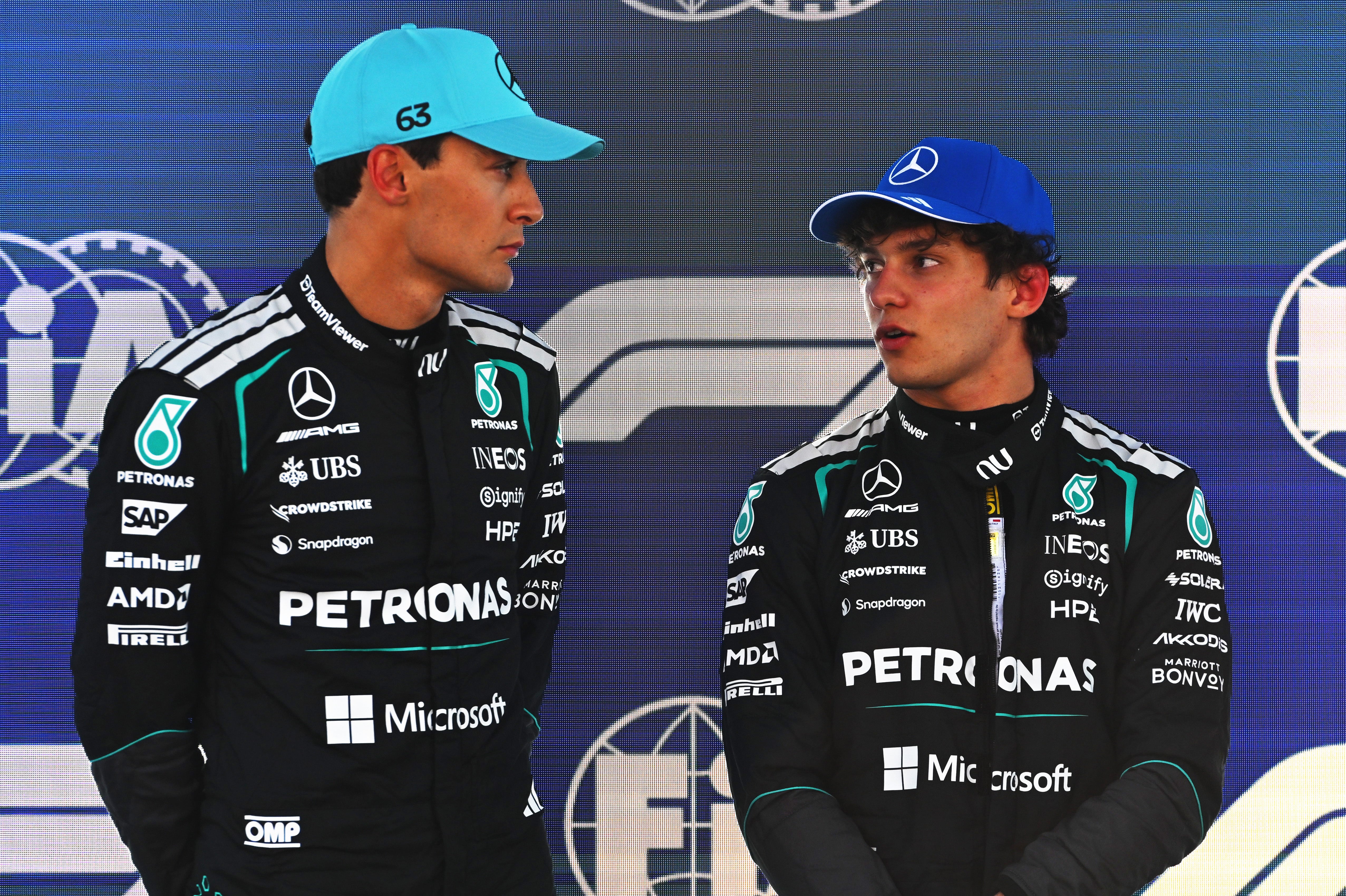 George Russell and Kimi Antonelli may have to cut out the mid-race battling between themselves