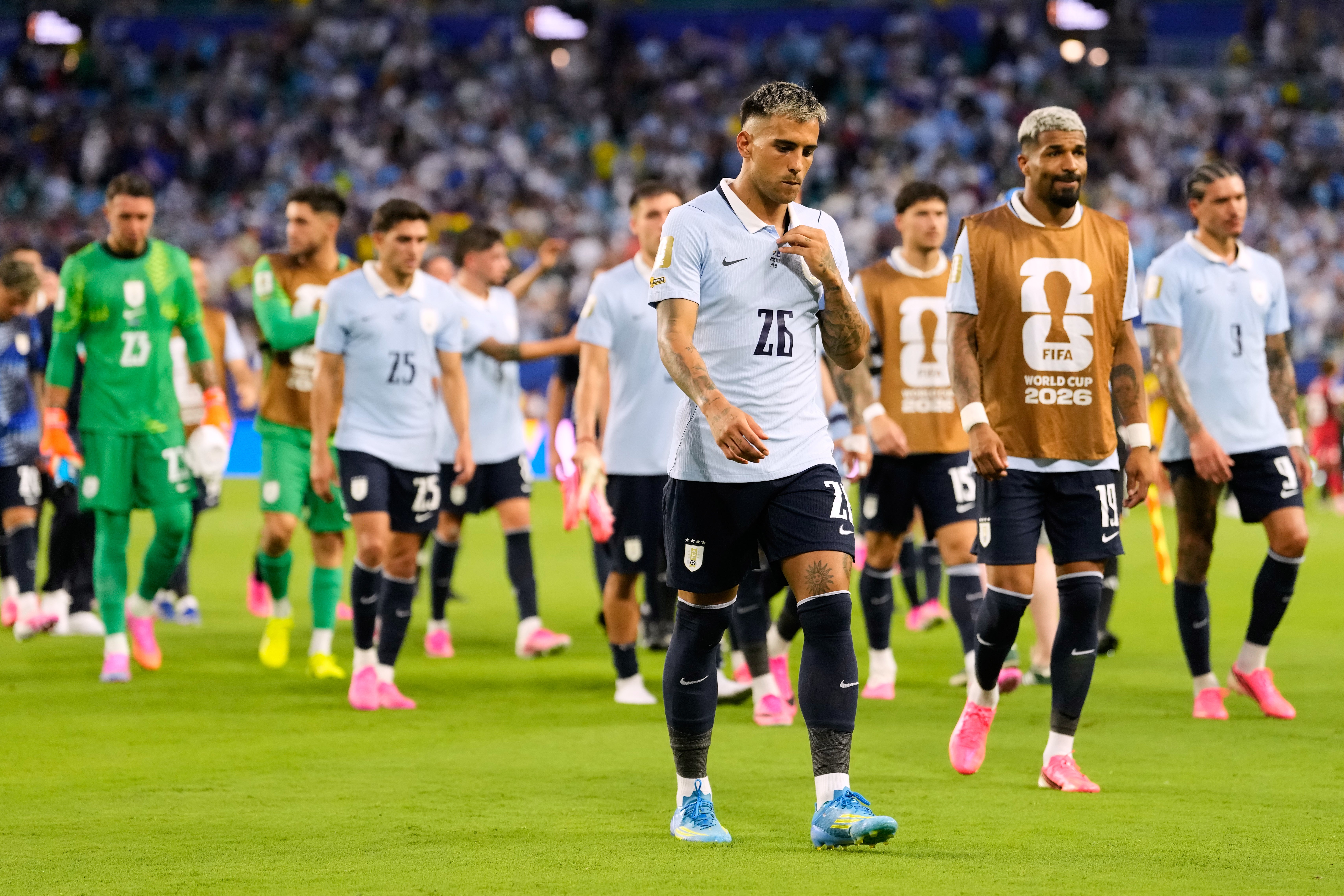 Uruguay appear to be heading for an early World Cup exit