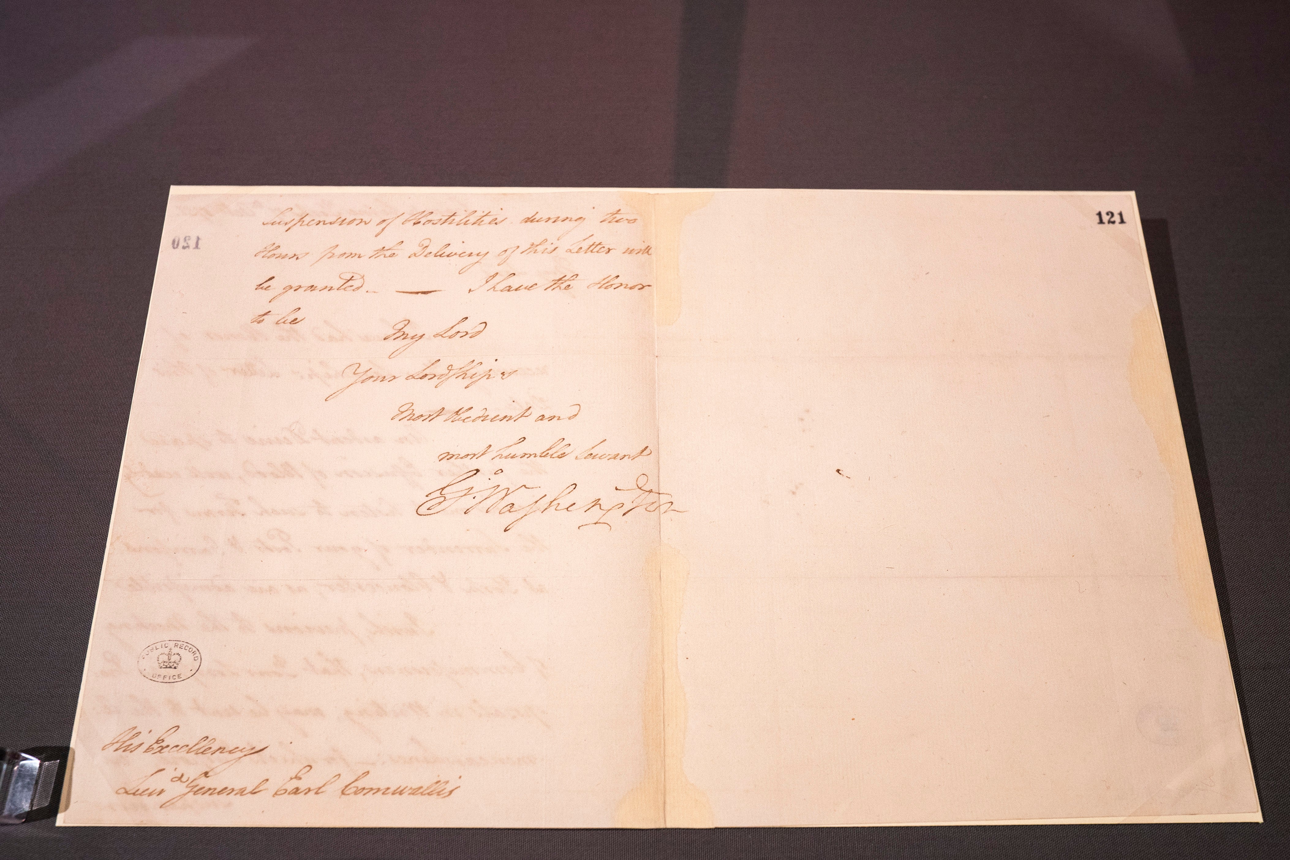 The document will be shown at The National Archives in Kew