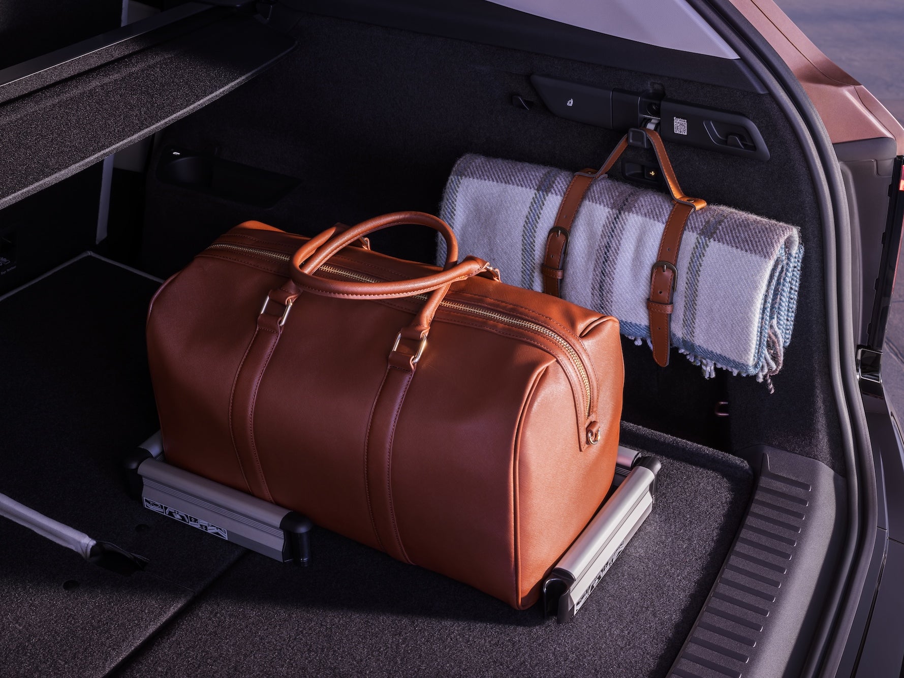 The Škoda Peaq gets a boot with 299 litres, 890 litres, or 2,075 litres with seven, five or two seats in place (Škoda)