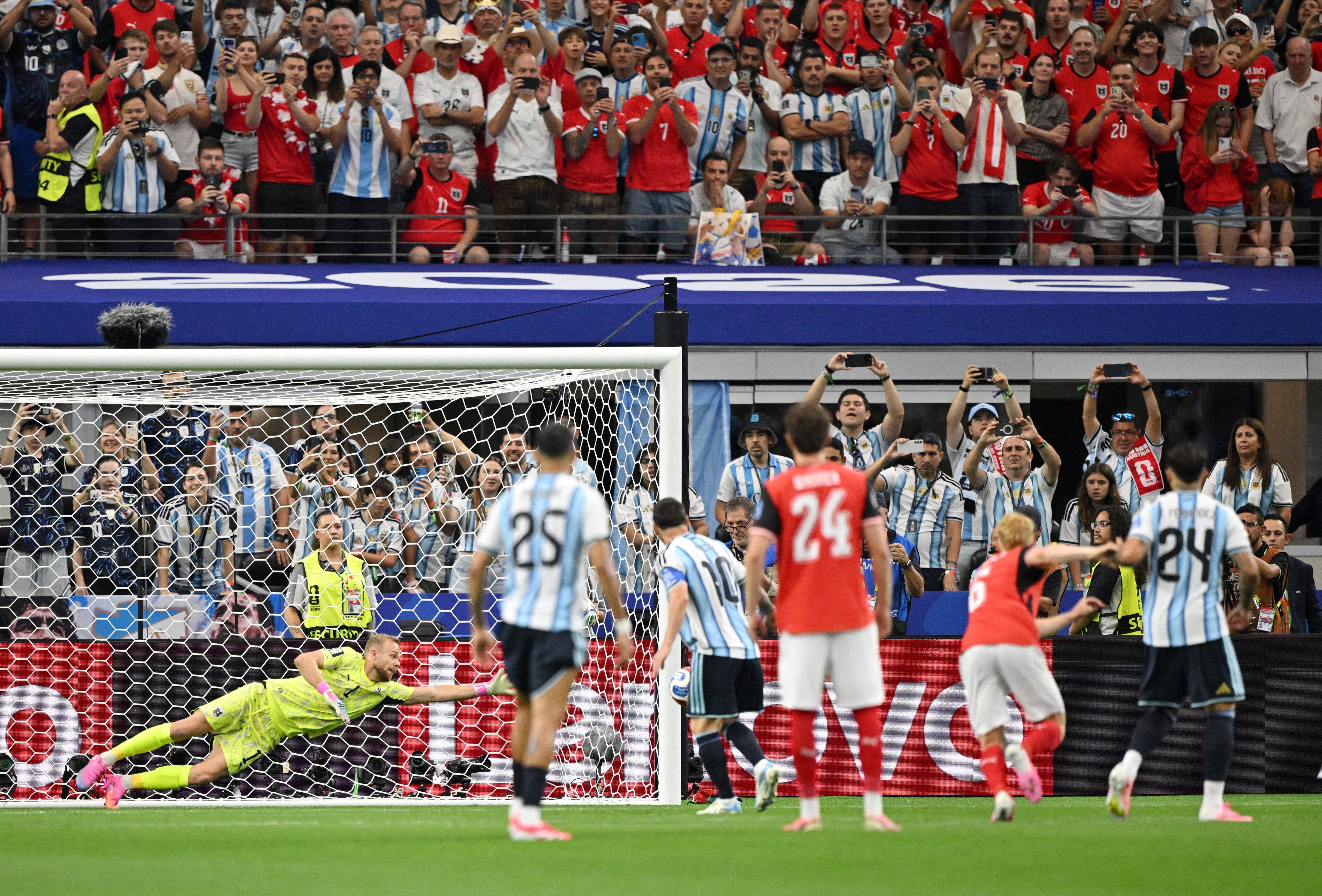 Lionel Messi is among the players to miss a penalty in normal time during this year’s tournament