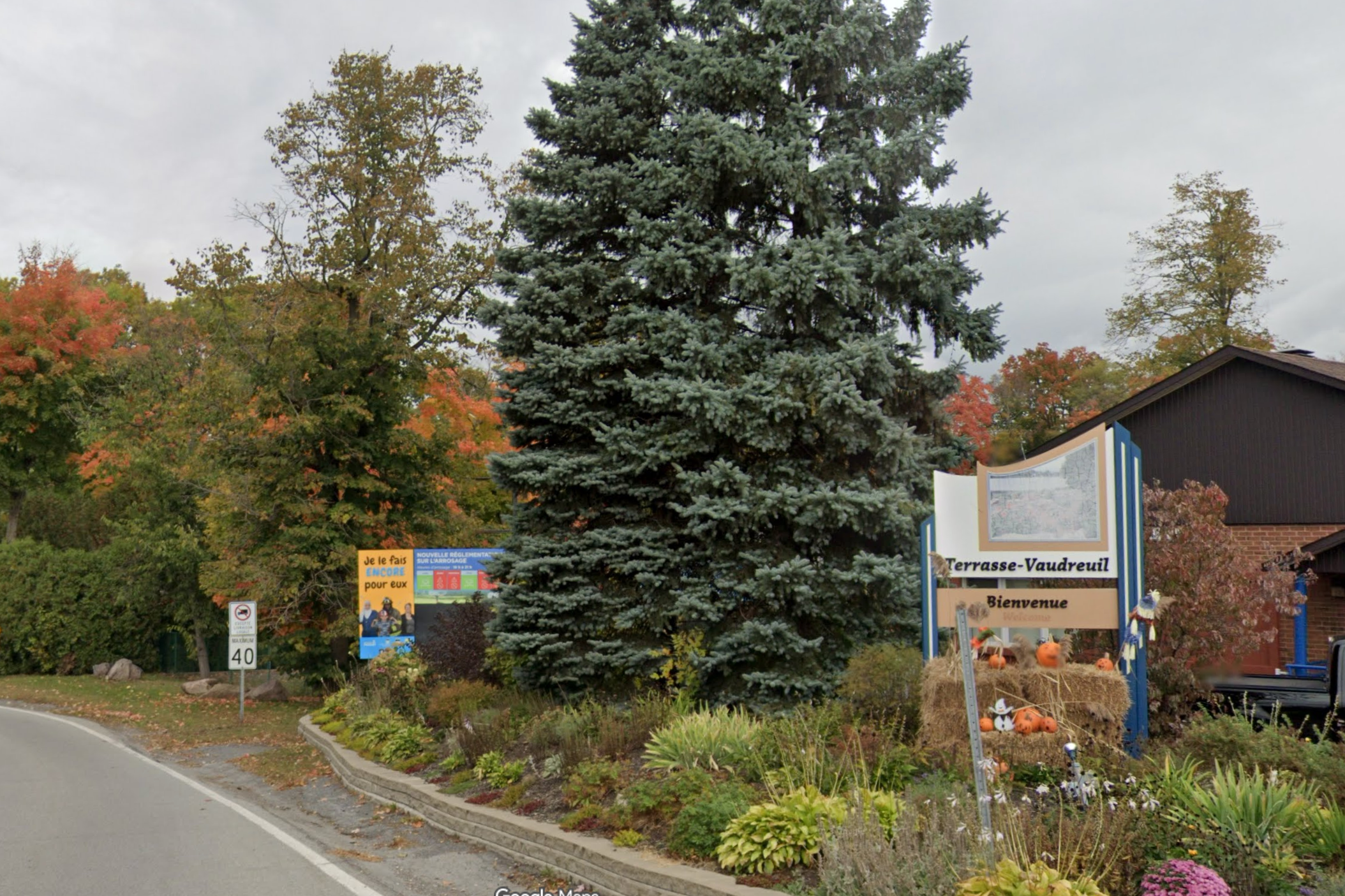 Under the agreement, Terrasse-Vaudreuil declared that trees have the 'right to life, to natural growth, to integrity and to regeneration' (Google Street View)