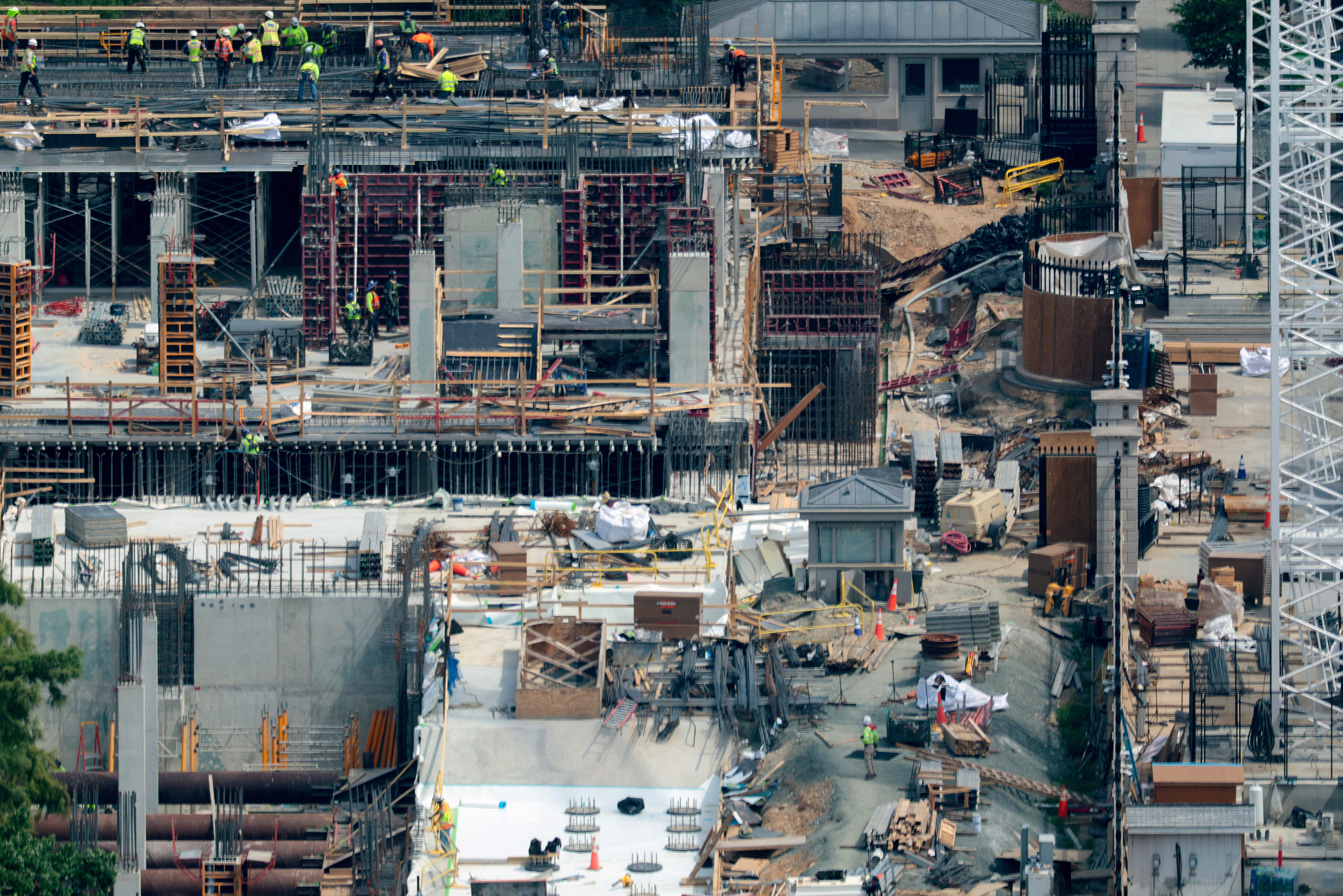 Lawsuits have stopped construction on the White House ballroom and Kennedy Center renovation