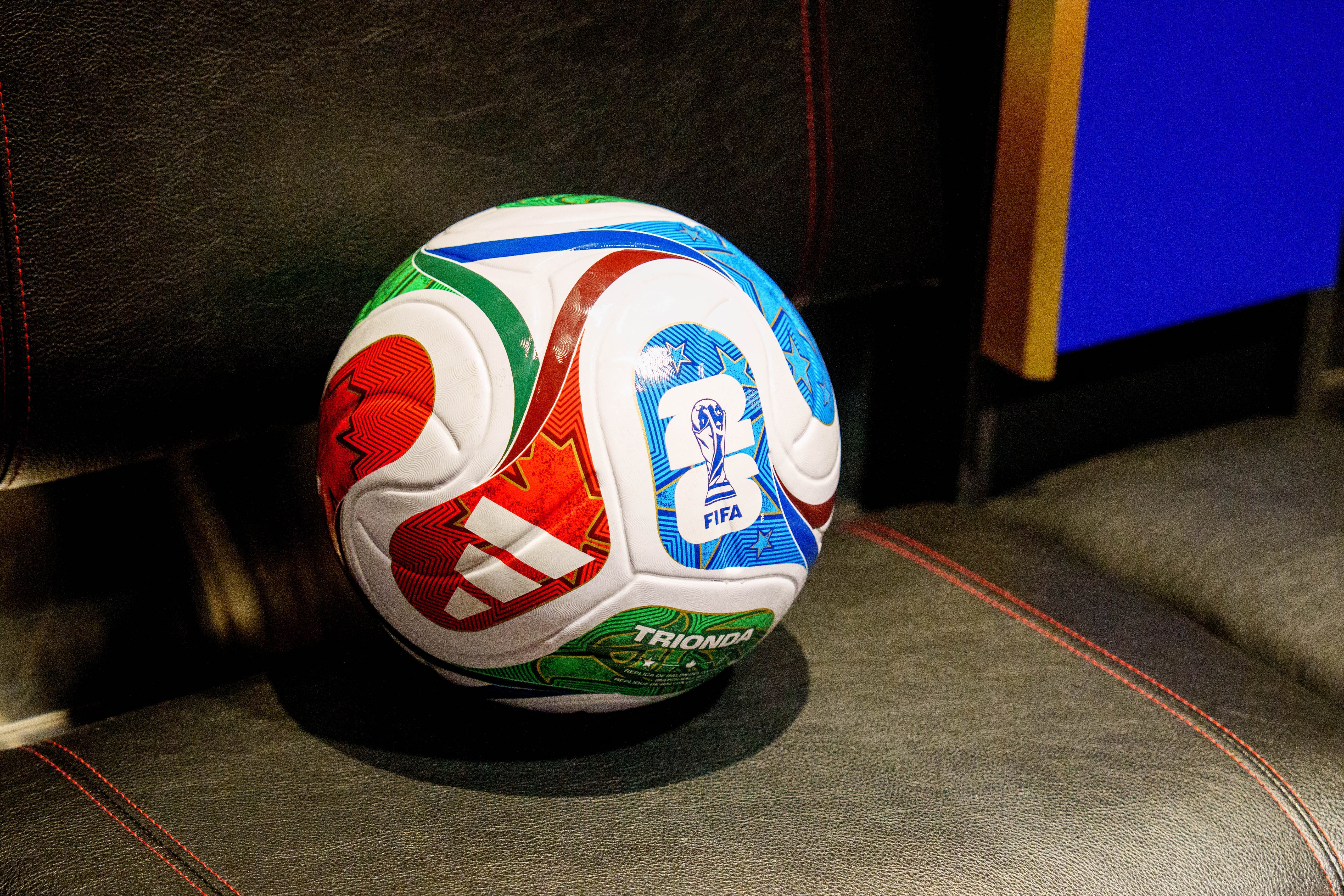 The World Cup 2026 ball, the Trionda (Reuters)