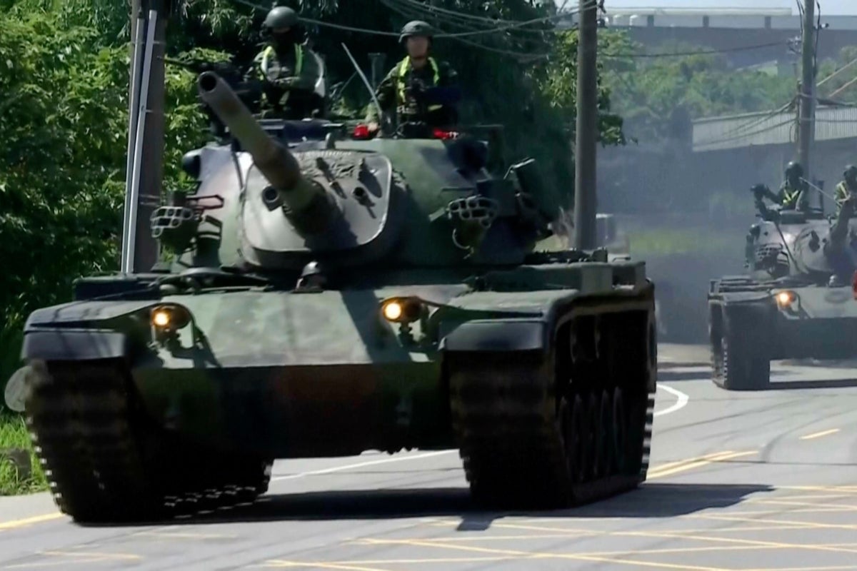 Taiwan begins 5-day military drill with tanks patrolling streets – UK Times Taiwan begins 5-day military drill with tanks patrolling streets – UK Times