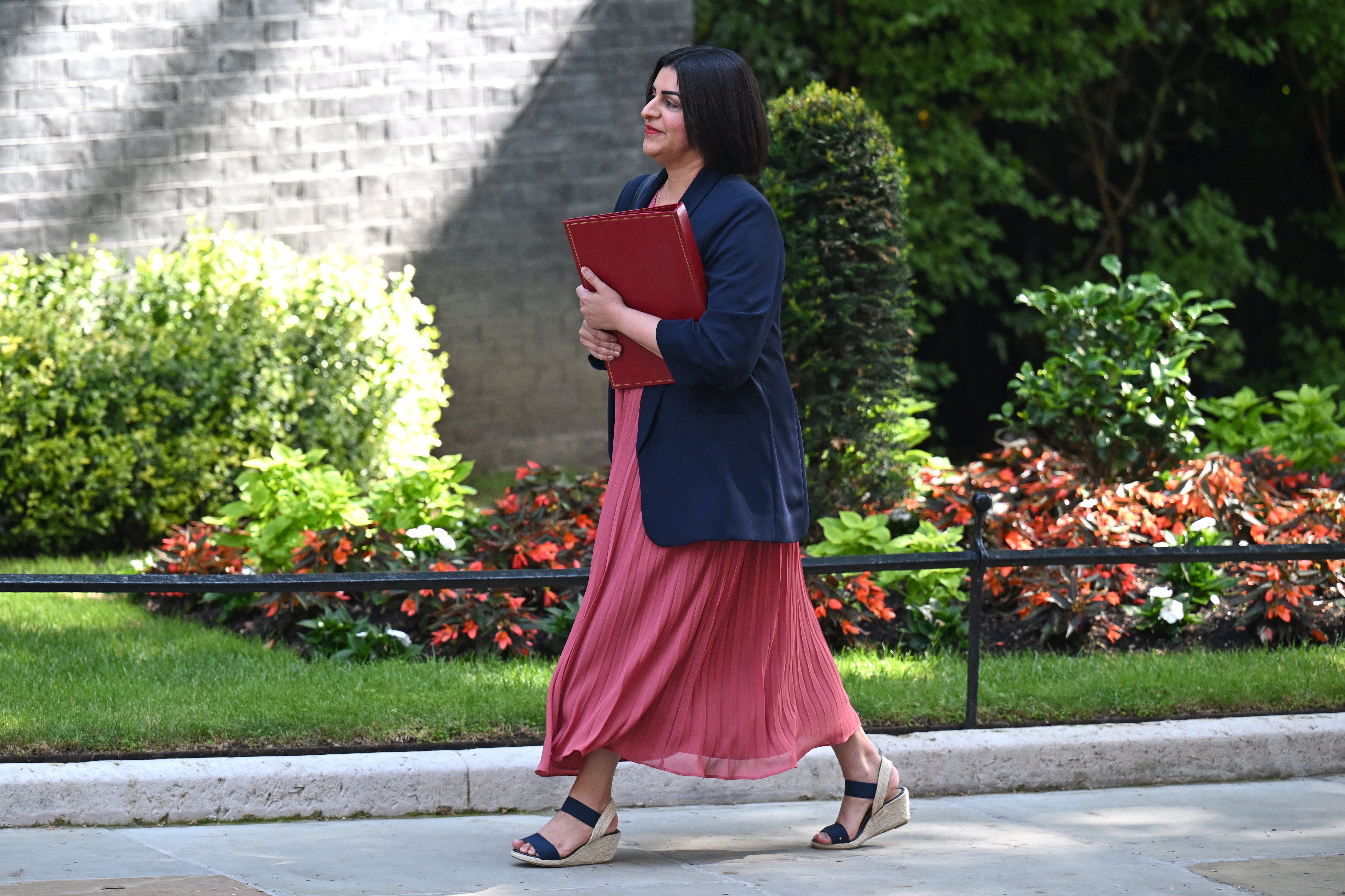 Home secretary Shabana Mahmood arriving at Downing Street (Getty)
