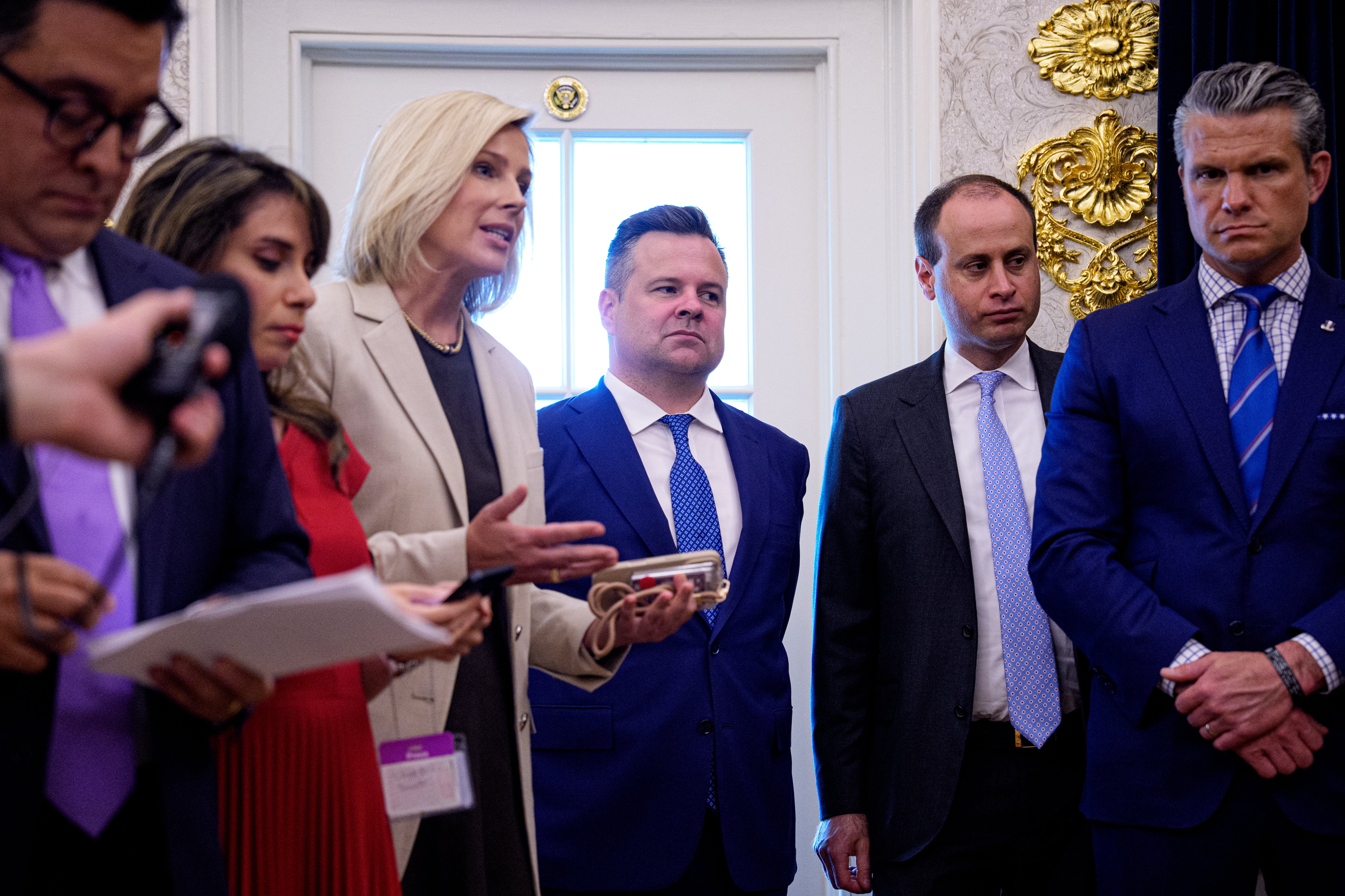 Democrats have warned that Pulte’s lack of intelligence experience could amount to a ‘national security risk,’ and said they were concerned about the reports of firings (Getty)
