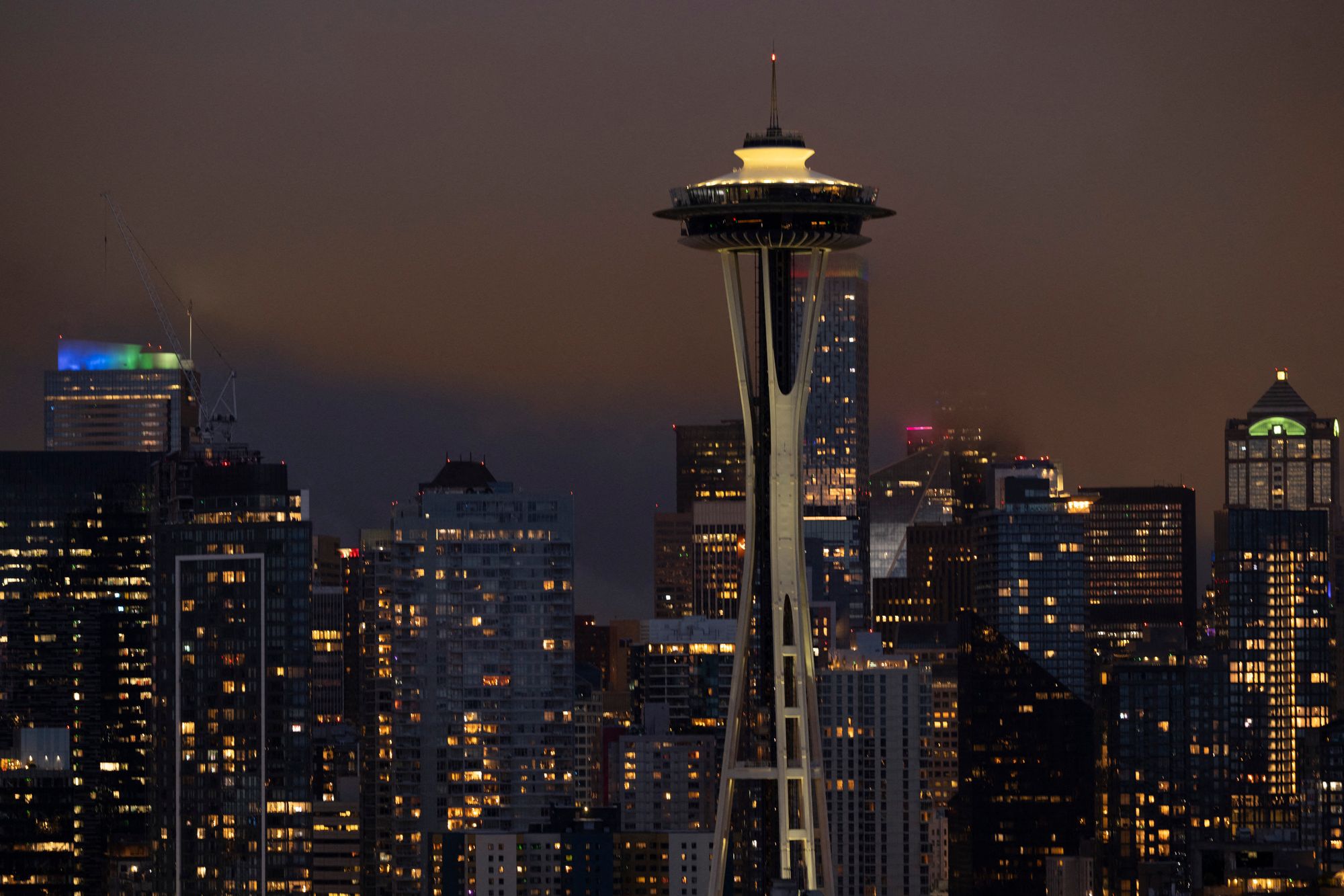 James Bradley Noble was flying from Dublin to Seattle when he allegedly became disruptive and needed to be strapped down to his seat, court filings say (AFP via Getty Images)