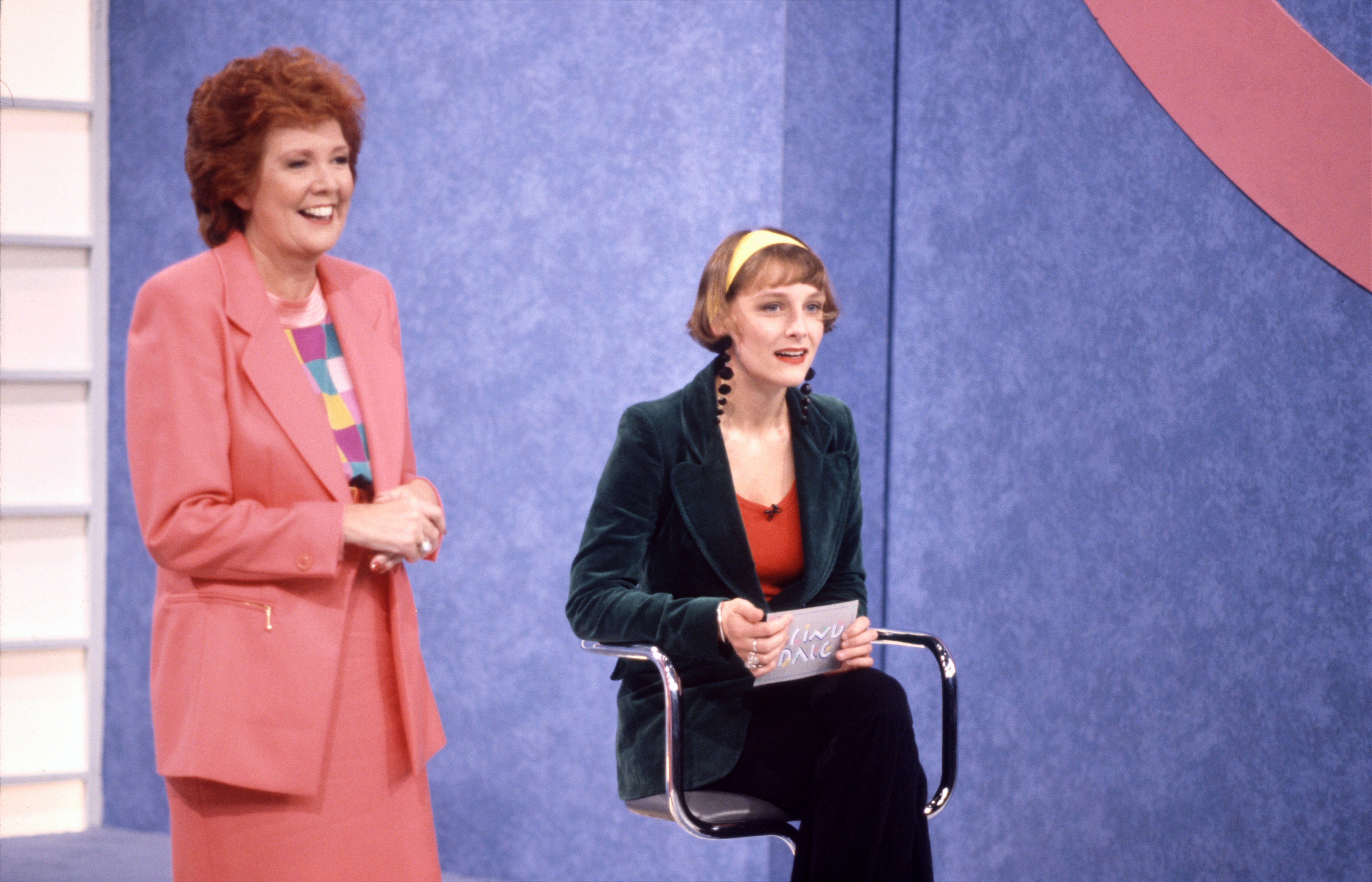Van Heel on ‘Blind Date’ in 1992, back when she said she had a desire to be a children’s TV presenter