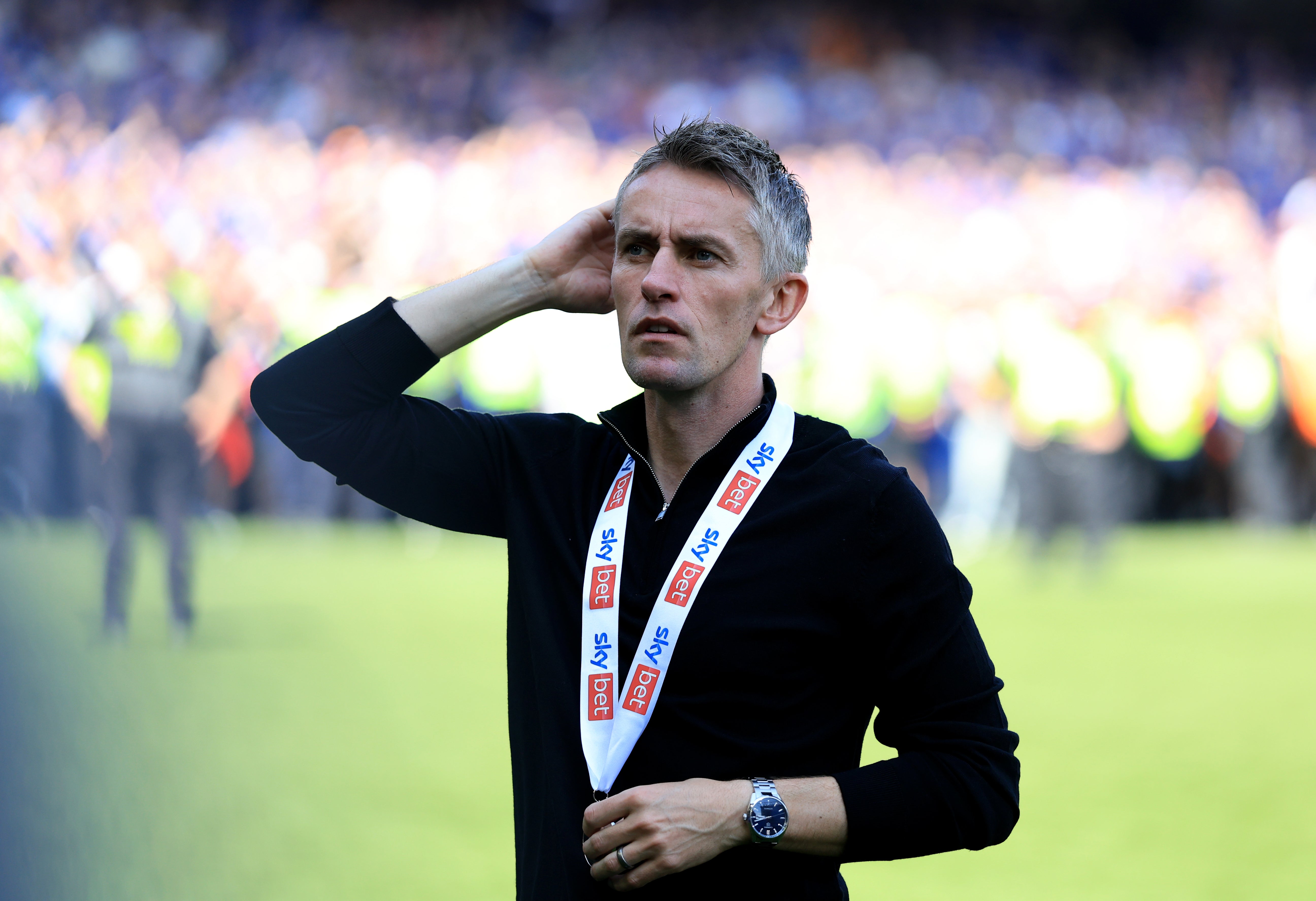 Kieran McKenna stood down as Ipswich boss after guiding the club back into the Premier League (Nigel French/PA)