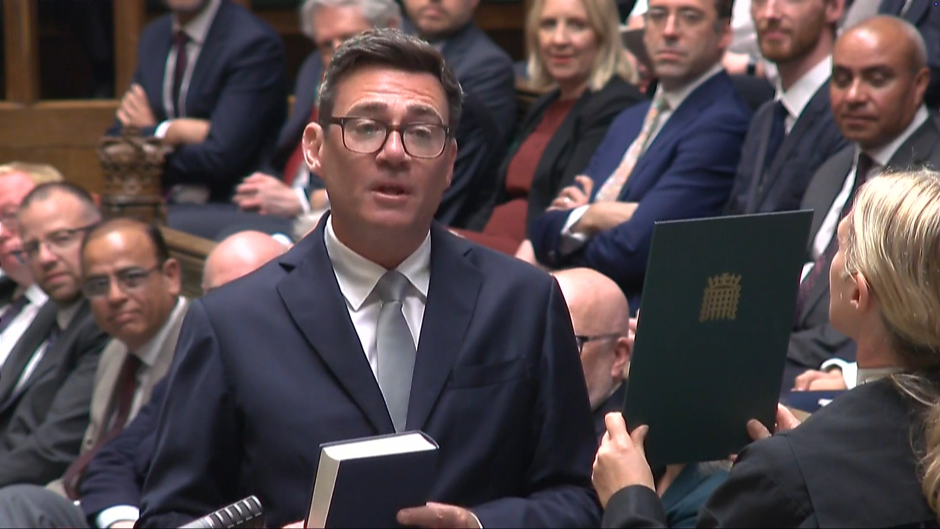 Burnham returned to Westminster after nearly a decade on Monday (House of Commons/UK Parliament)