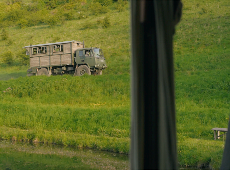 ‘With each attempt to get her started, we rolled backwards before lurching to a halt’