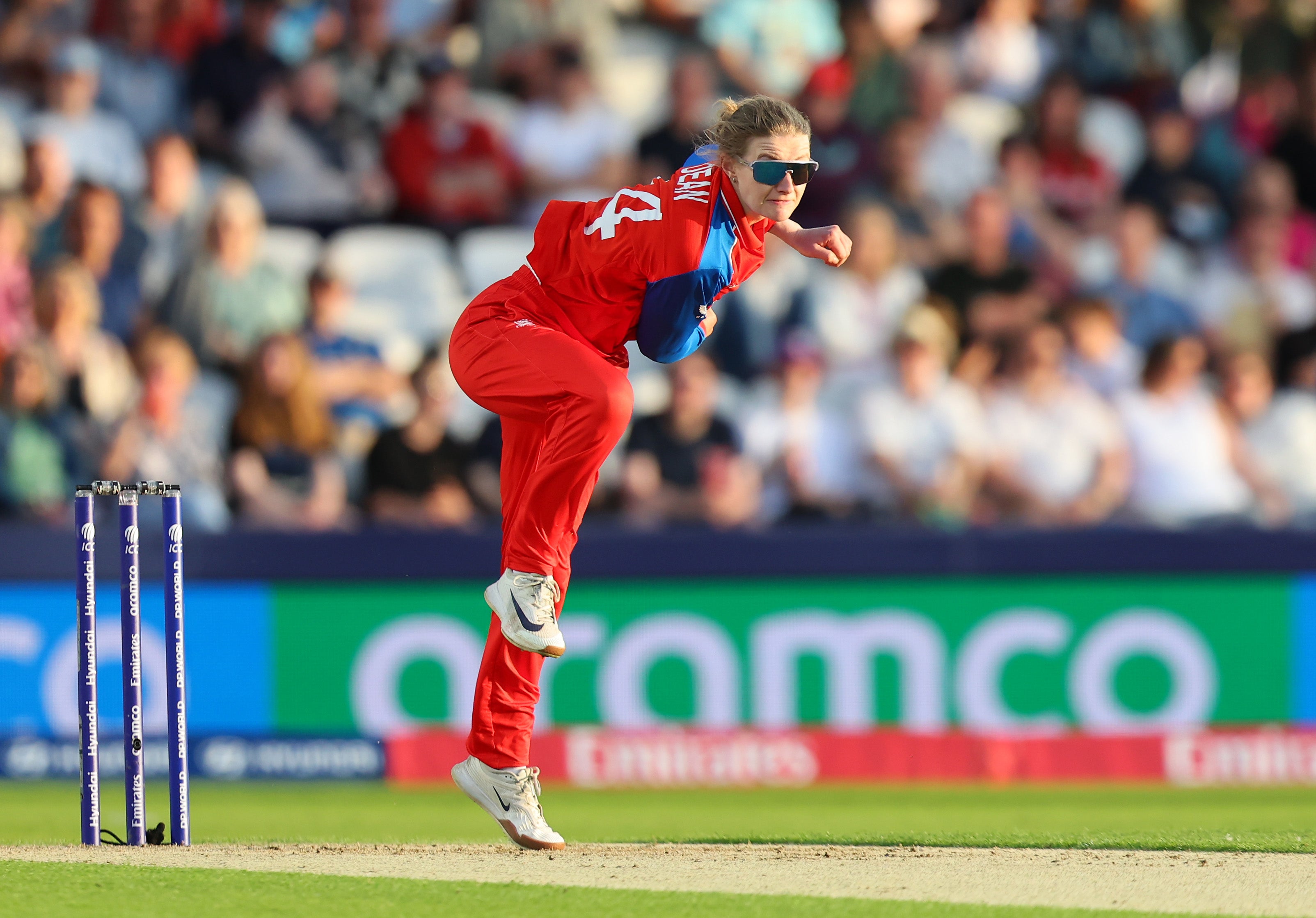 Charlie Dean captains England for the second straight game after Nat Sciver-Brunt’s injury (Getty)