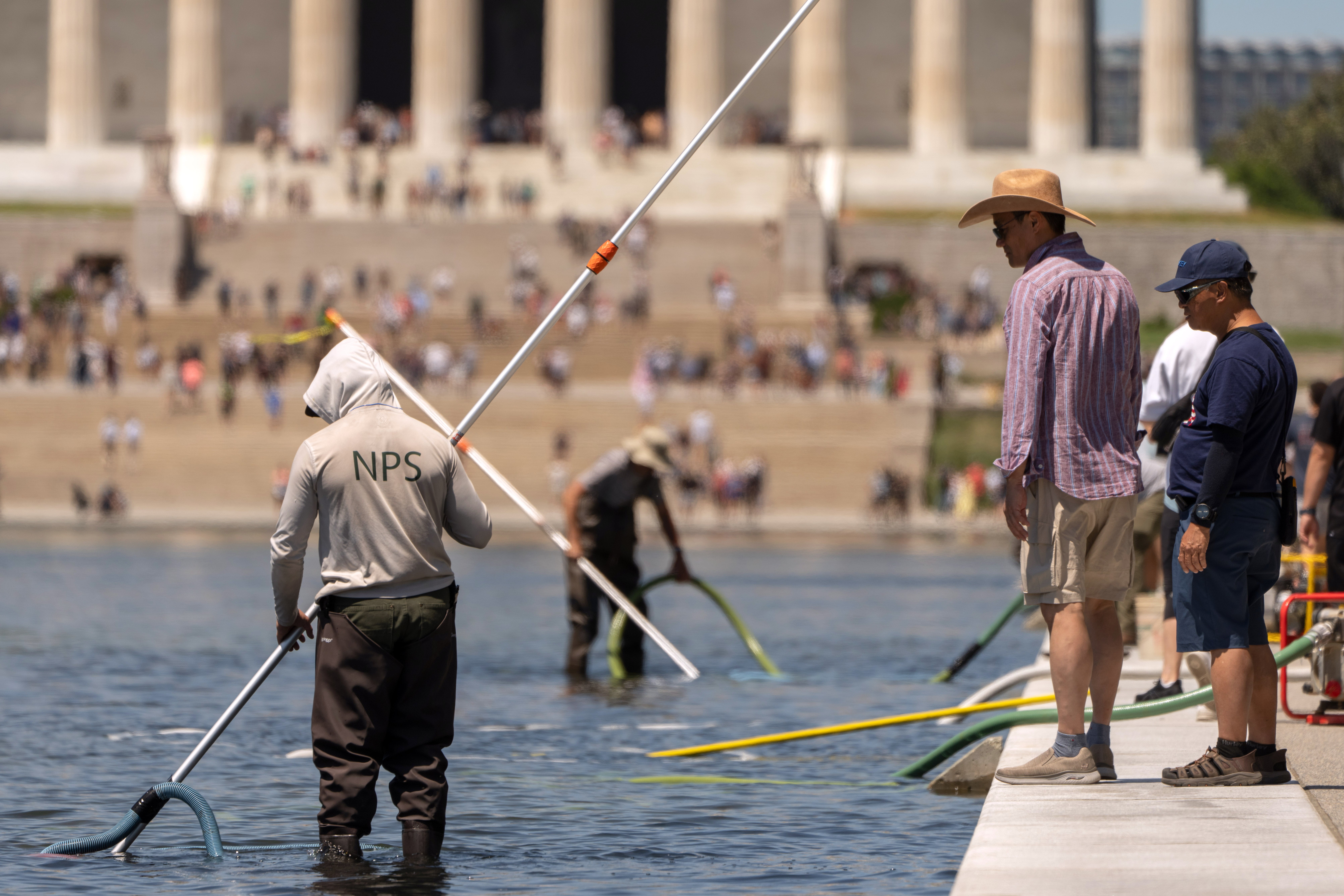 The Reflecting Pool likely will not be fully renovated in time for July 4th celebrations