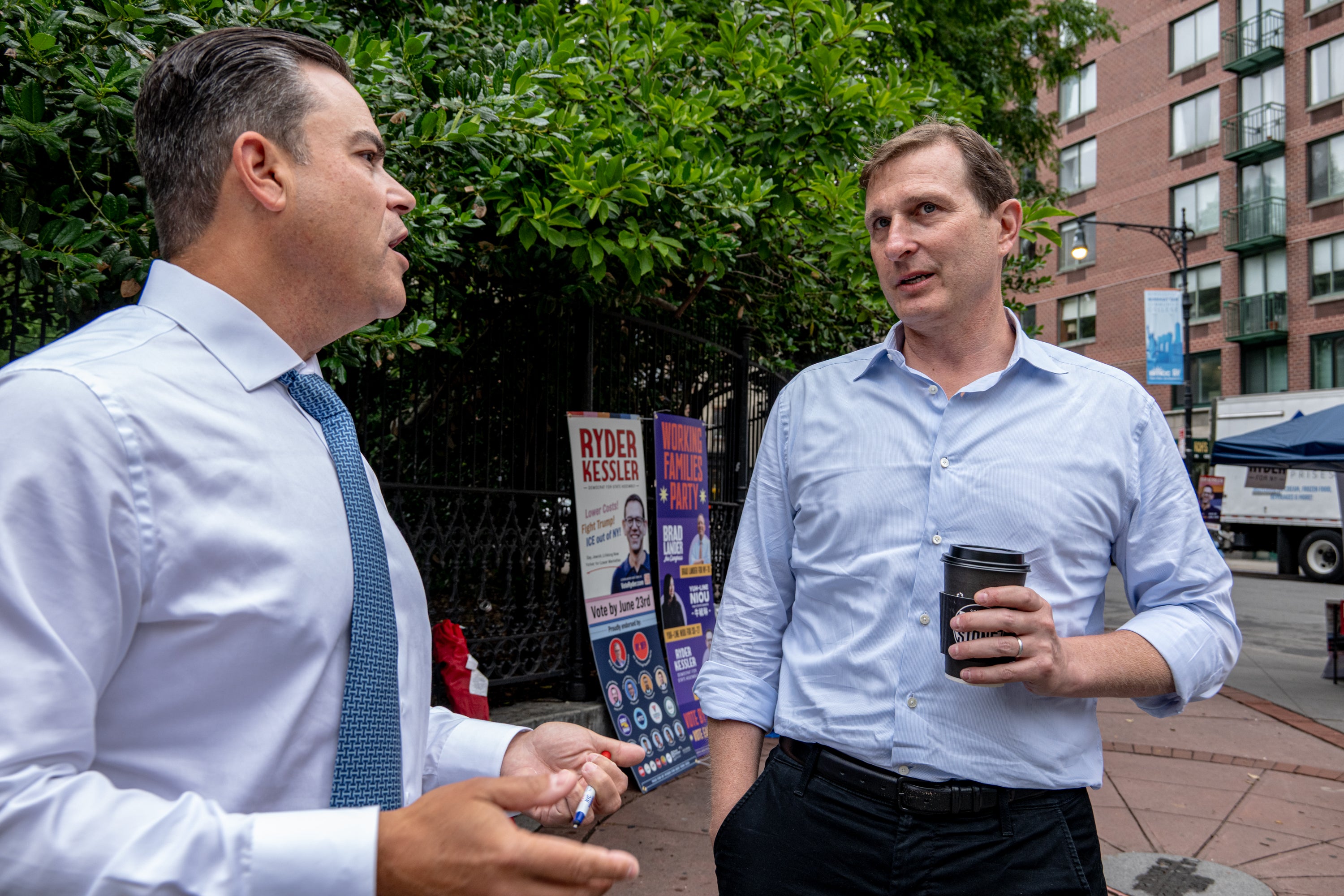 Rep Dan Goldman (D-N.Y.) faces a tough primary challenge from former city comptroller Brad Lander.