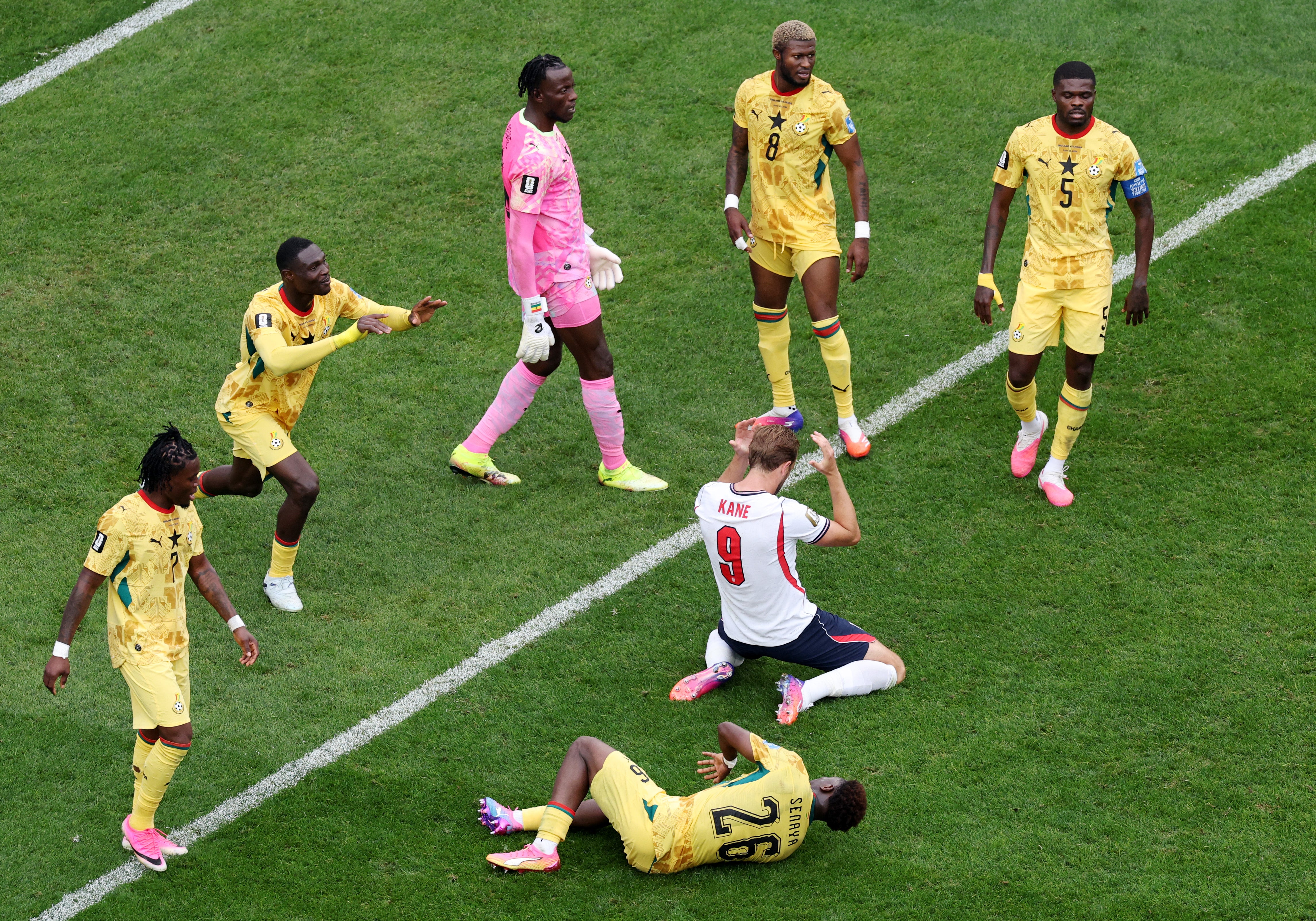 Harry Kane blasted England's best chance over the crossbar as the Three Lions had to make do with a draw