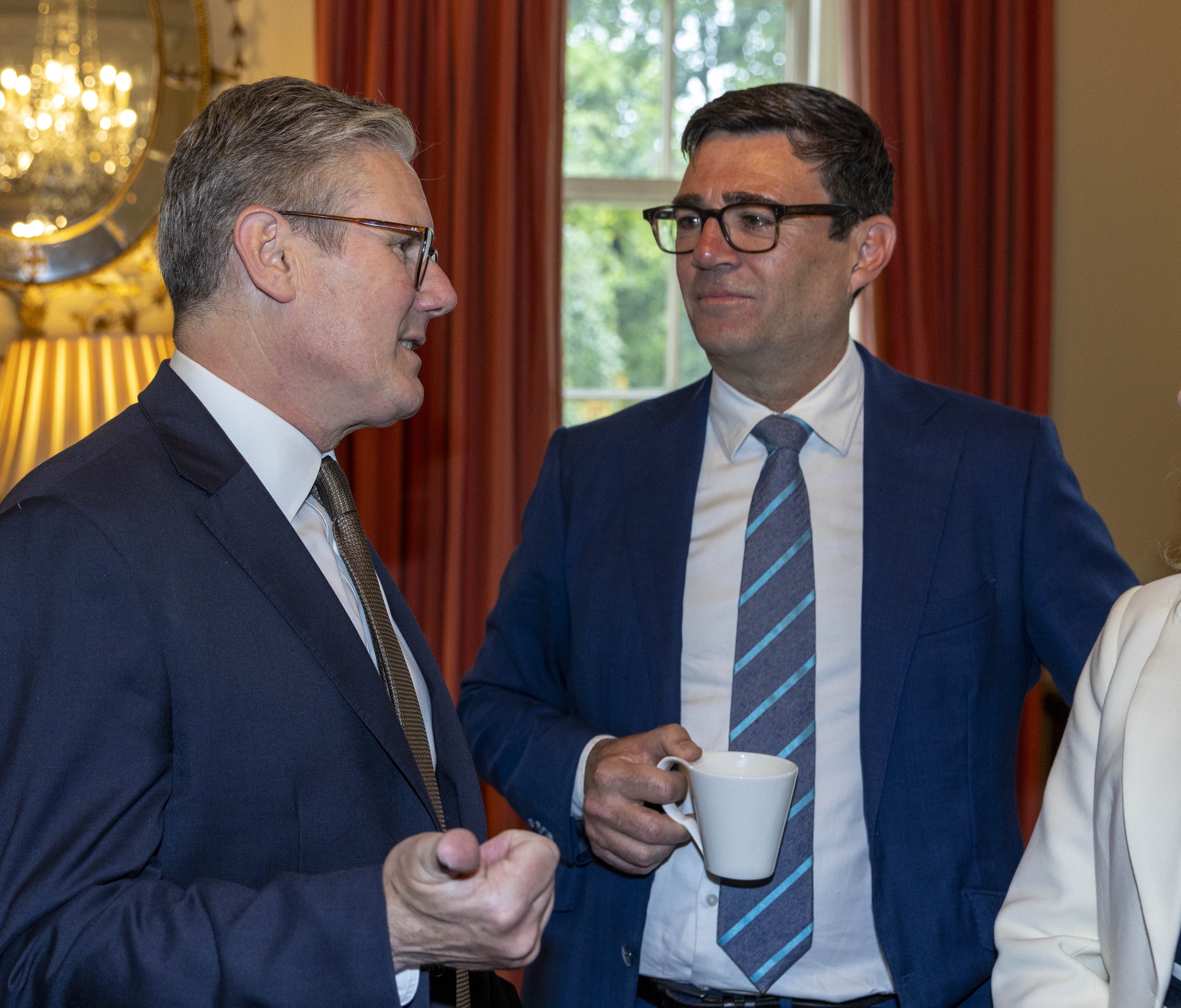 Sir Keir Starmer with Andy Burnham, the man likely to succeed him (file picture) (PA Archive)