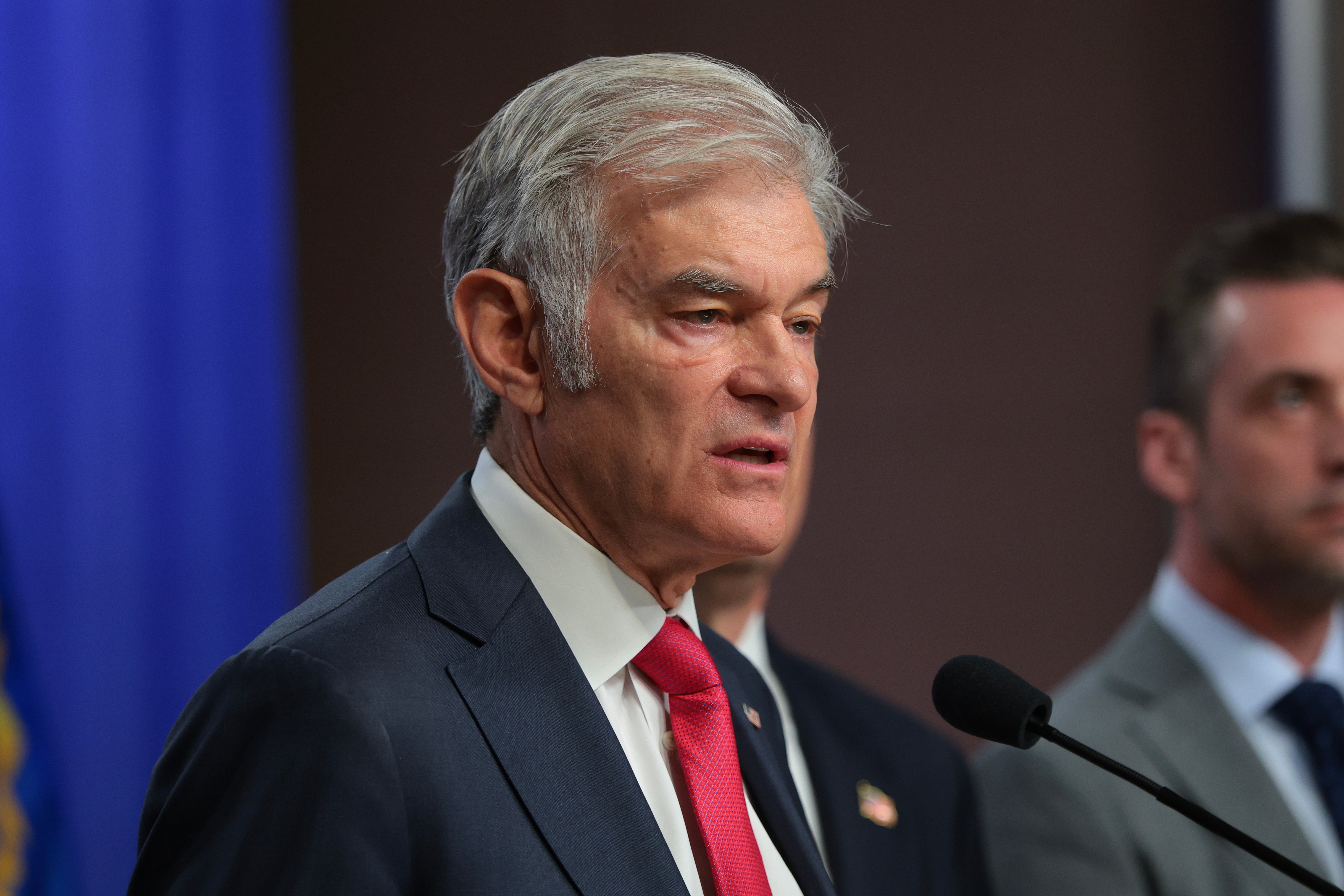 Healthcare fraud has been a long-running Justice Department priority and news conferences announcing roundups and crackdowns have been common occurrences across the years (Anna Moneymaker/Getty Images)