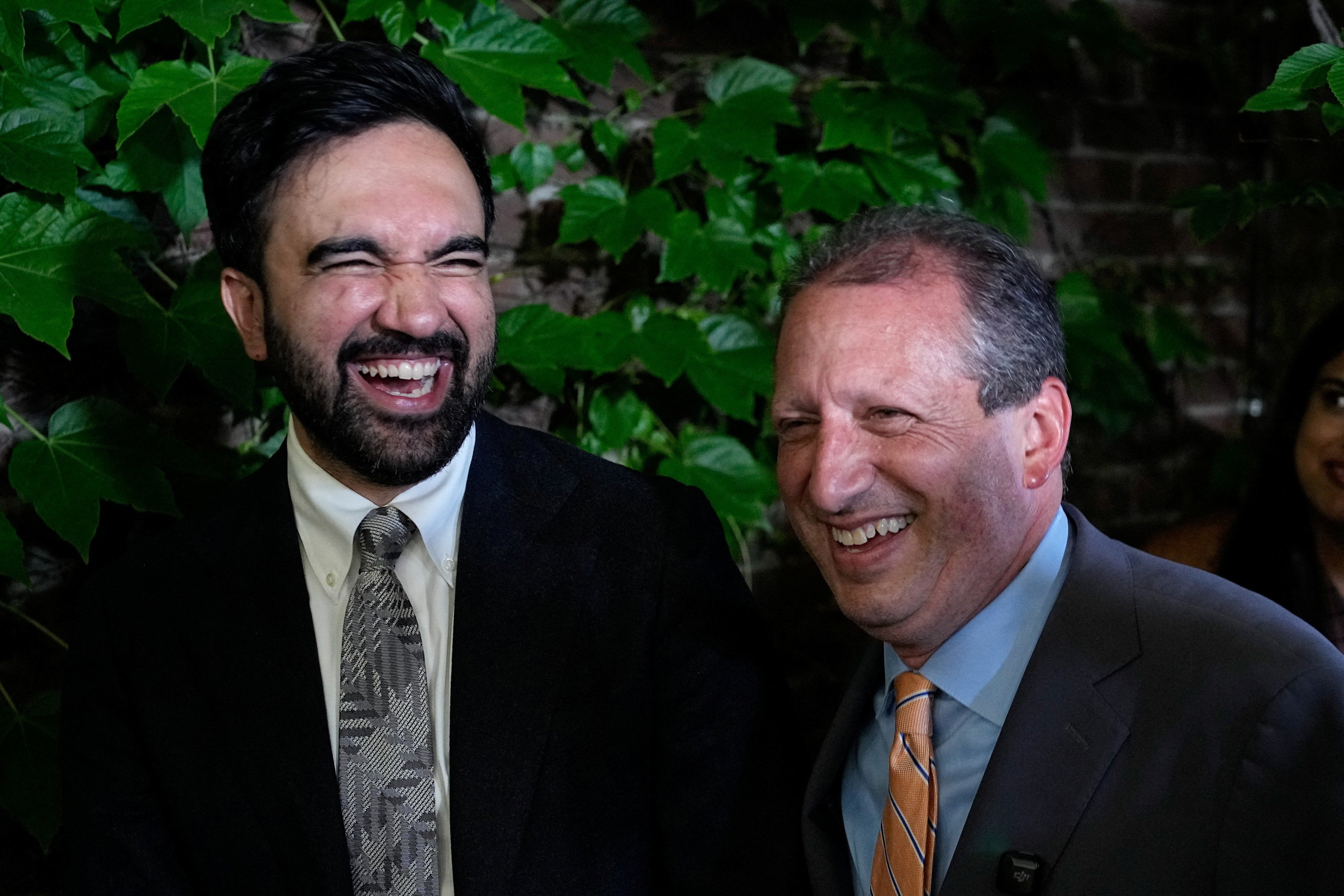 Brad Lander (R) who unseated Rep. Dan Goldman in the race for New York’s 10th Congressional District, was one of three progressive candidates endorsed by Mayor Zohran Mamdani to win Tuesday (Reuters)