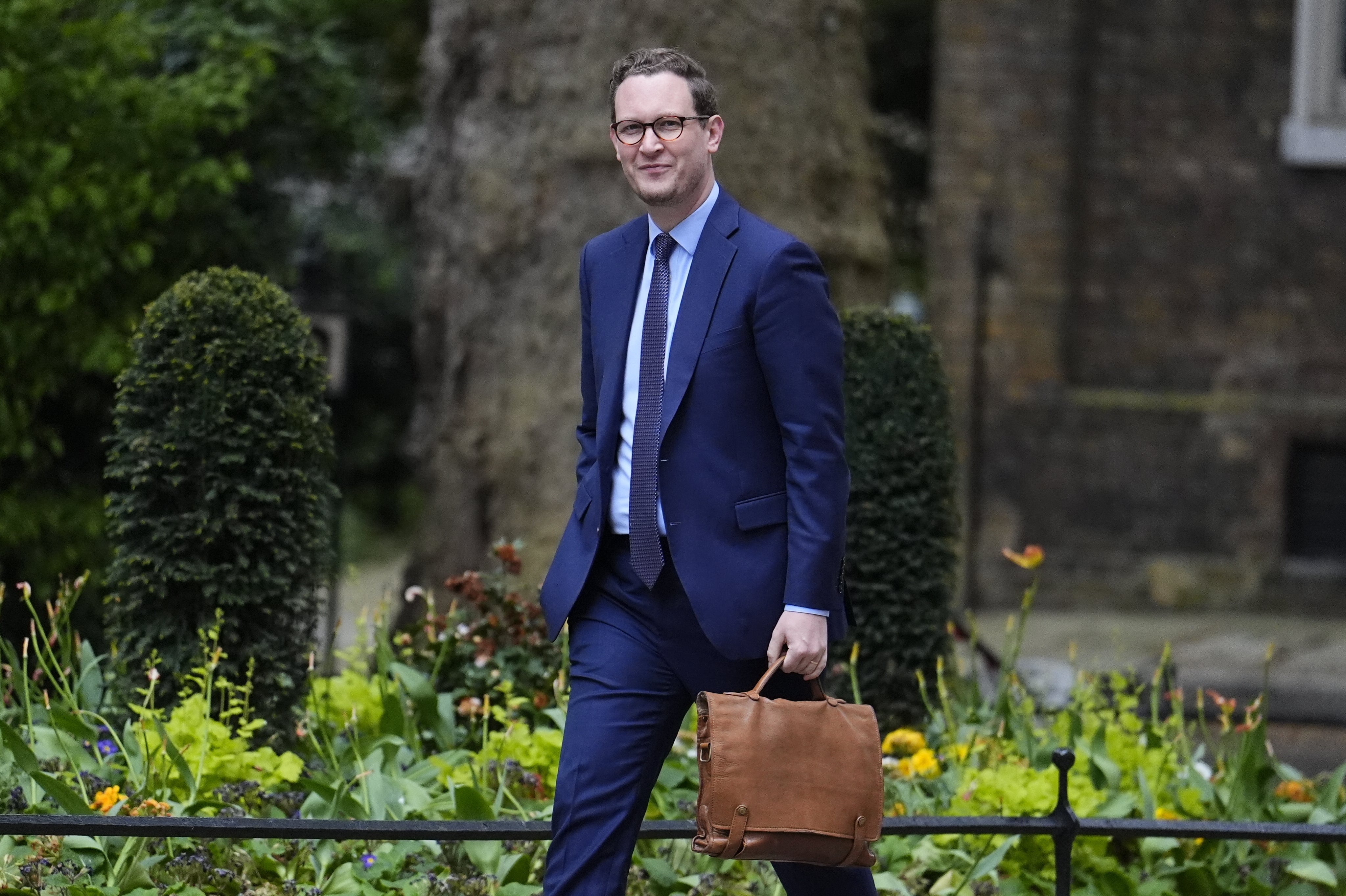 Darren Jones said he would not contest the Labour leadership election after a ‘reassuring’ conversation on economic policy with Andy Burnham. (Jordan Pettitt/PA)