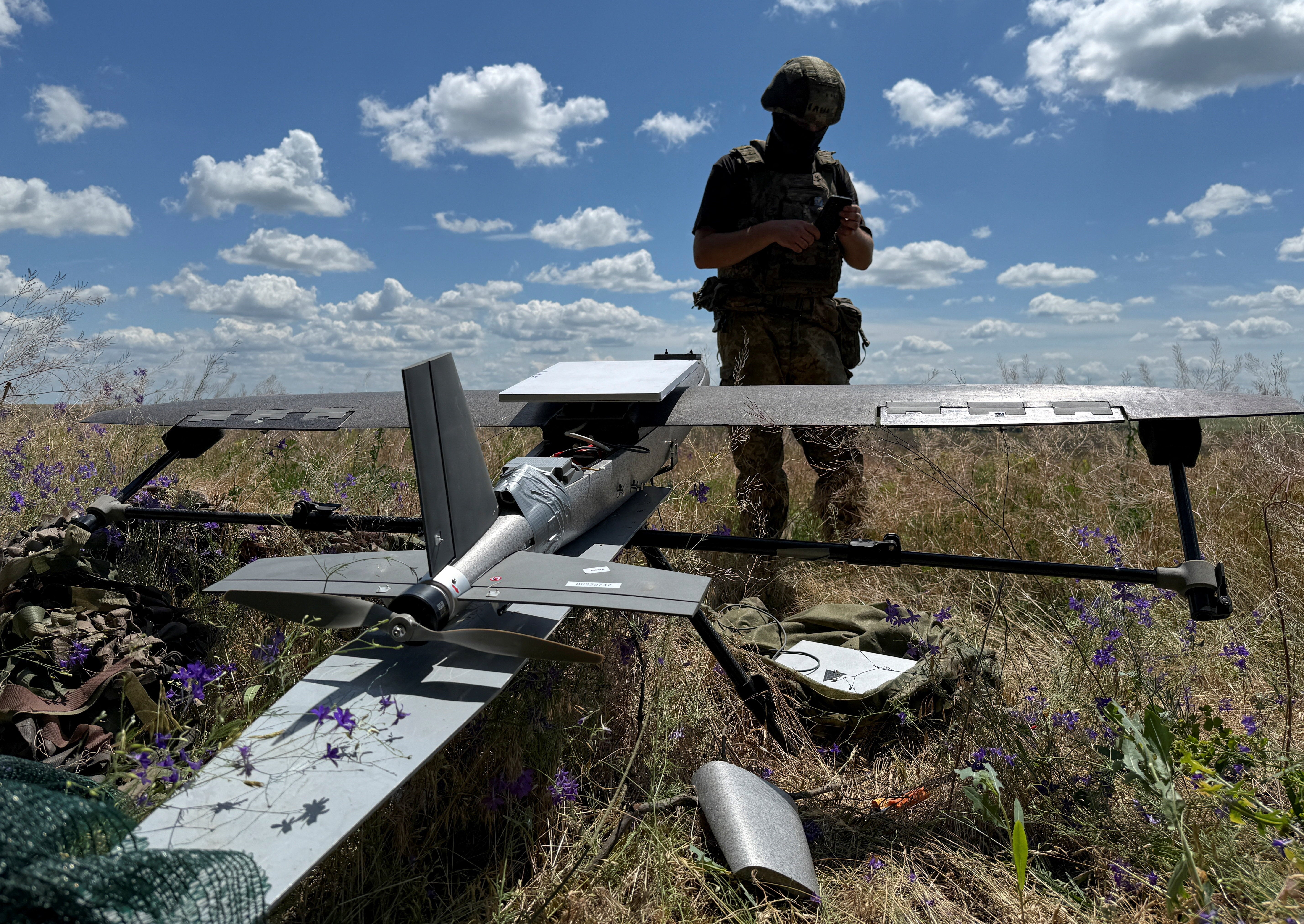 The Ukrainian frontline is experiencing a heatwave (Reuters)
