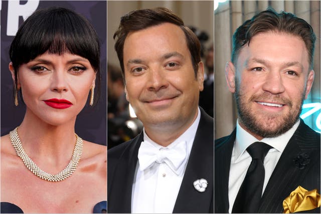 Christina Ricci; Jimmy Fallon; Conor McGregor