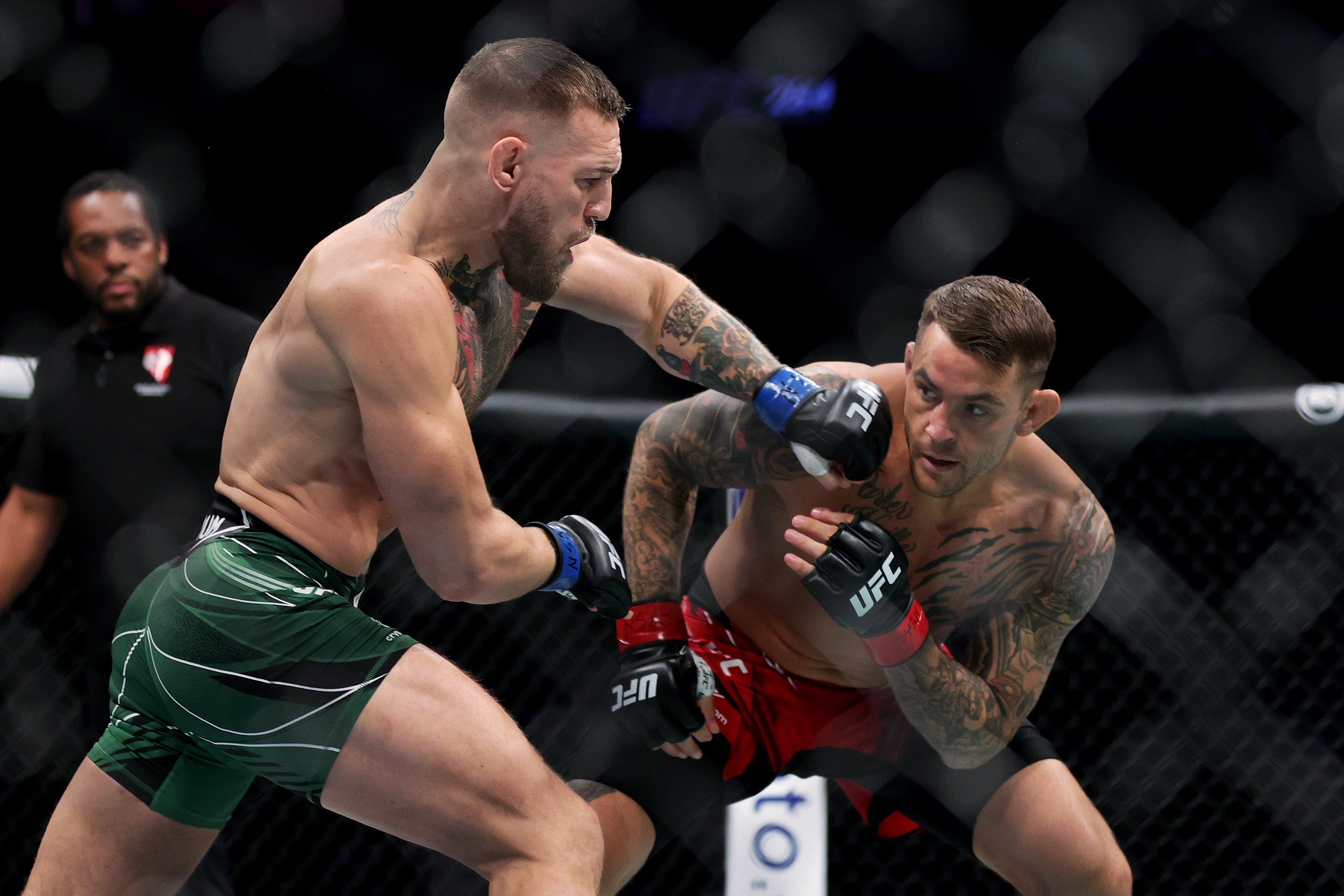 Poirier during his second win over Conor McGregor
