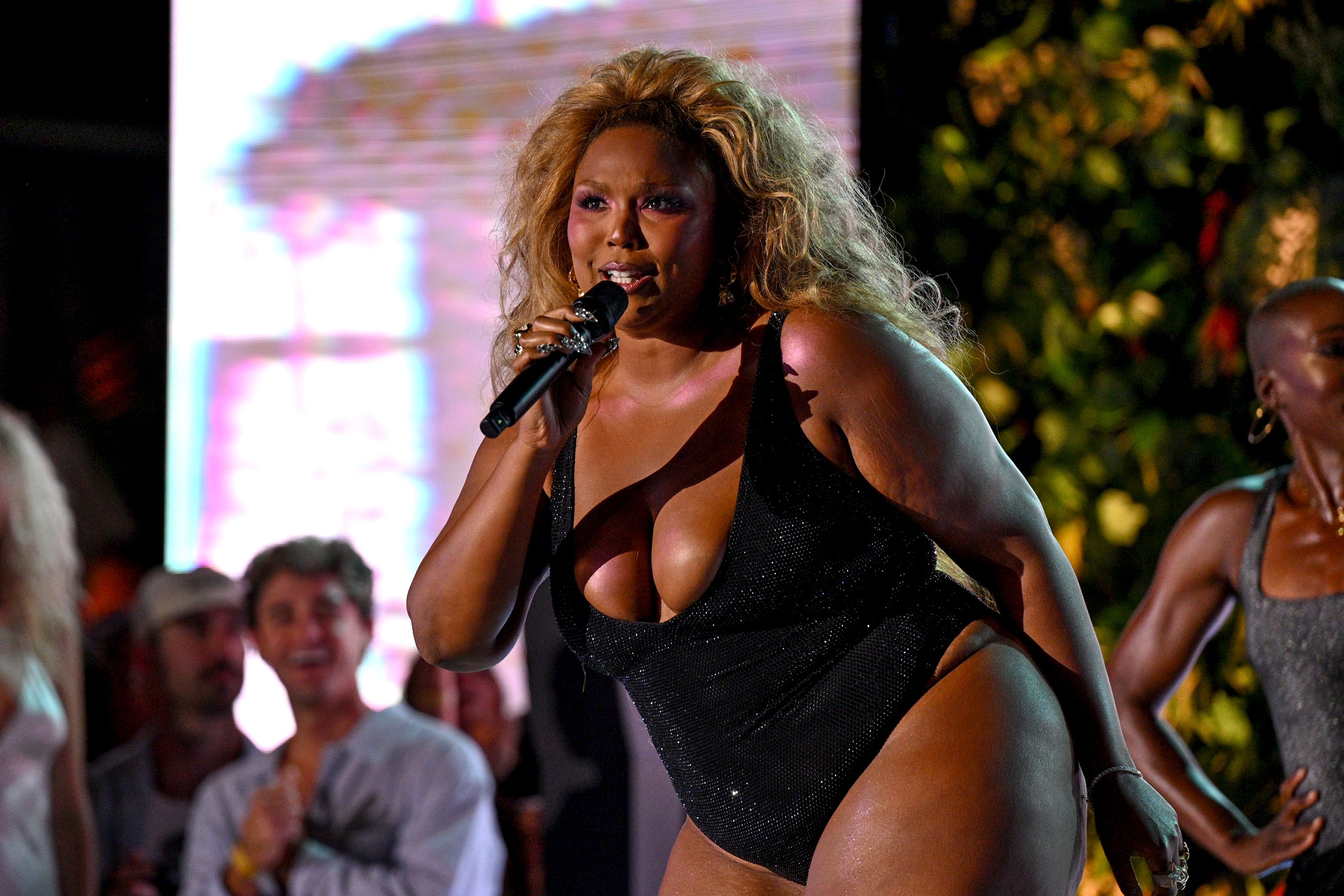 Lizzo was accused of creating a ‘hostile’ work environment for her backup dancers (Getty)