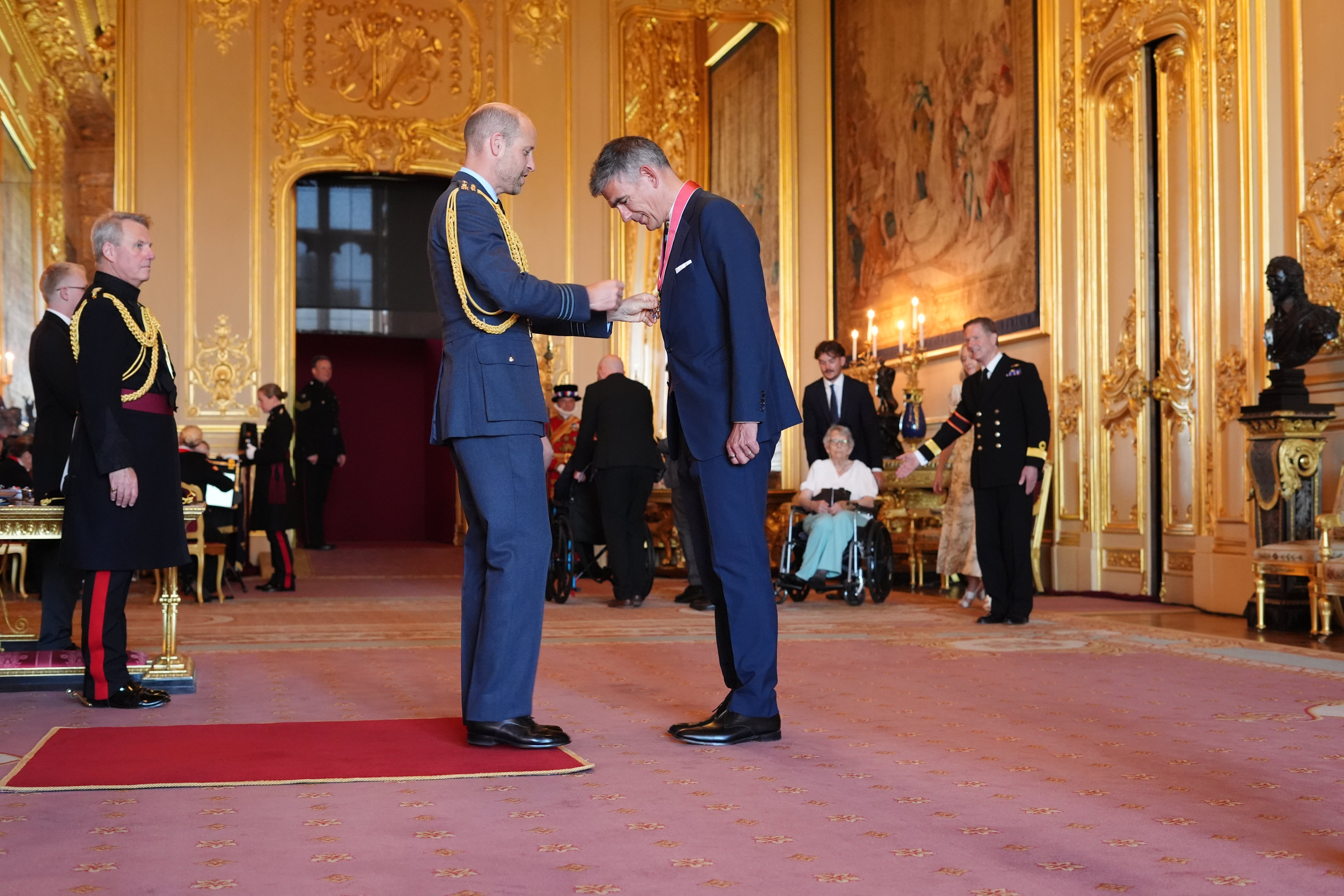 Matt Brittin was made a CBE for services to technology and to enhancing digital skills (PA)