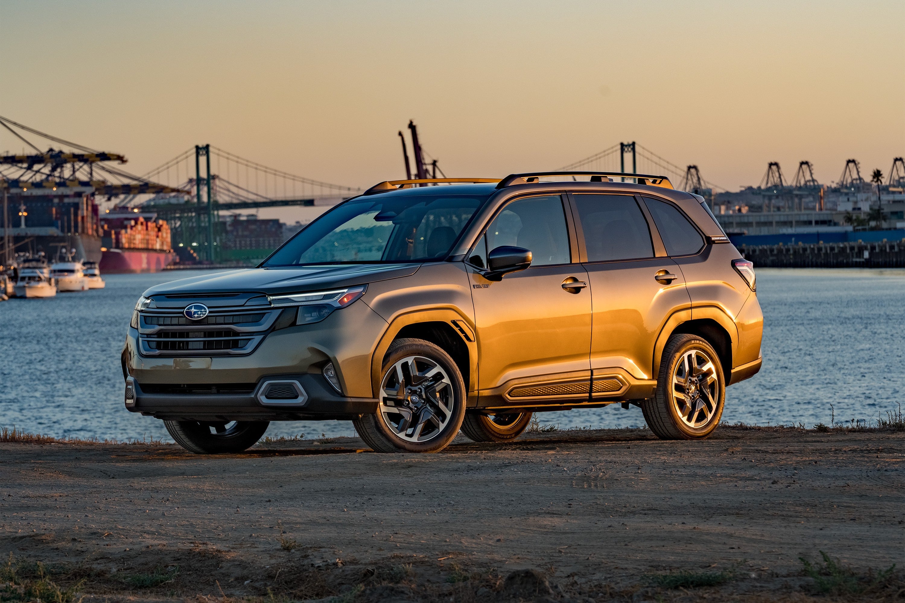The hybrid version of Subaru's small SUV gets an EPA-estimated 35 mpg combined (Edmunds via AP)