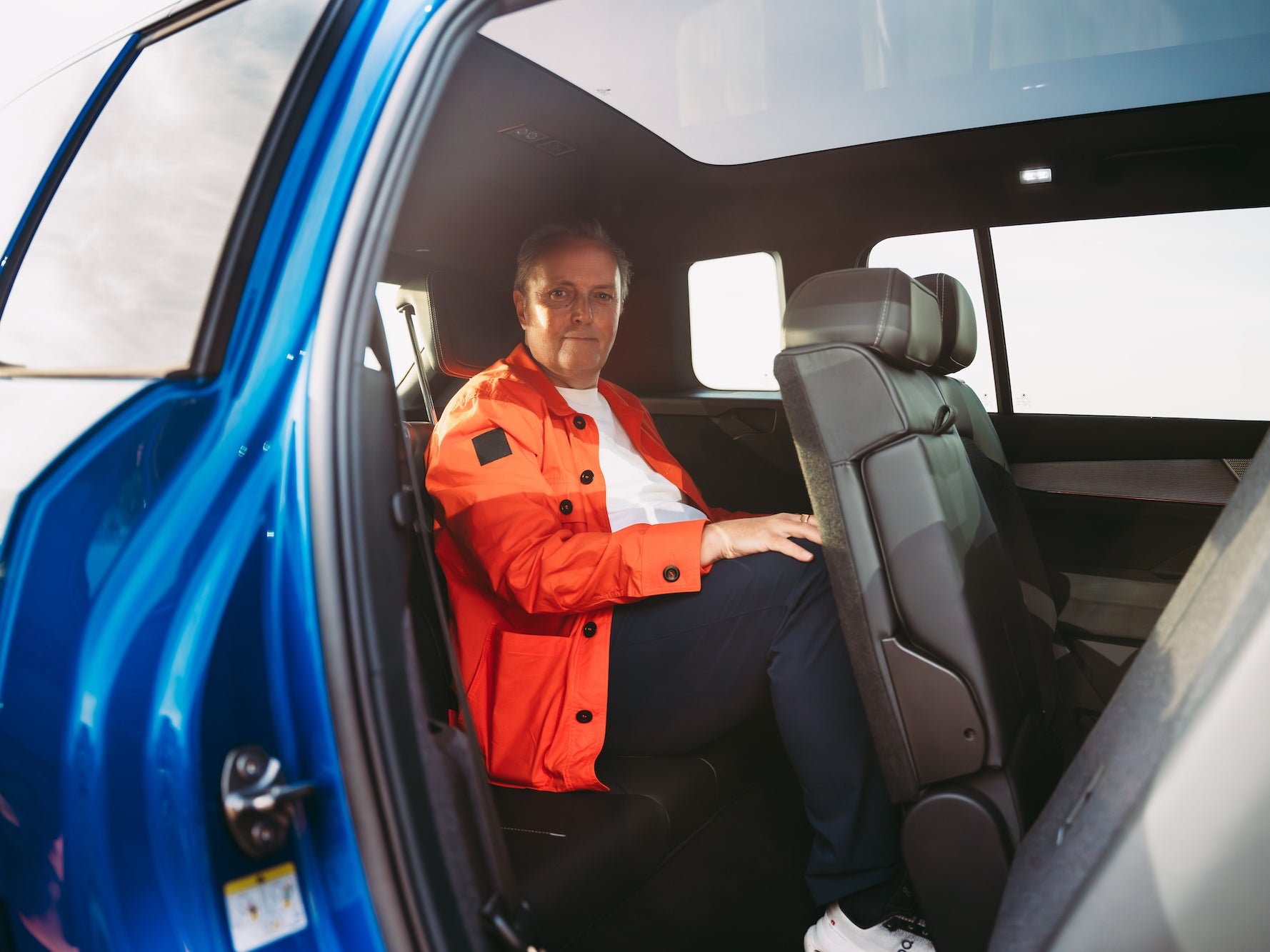 Even the third row in the Škoda Peaq gets room for adults - just (Skoda)