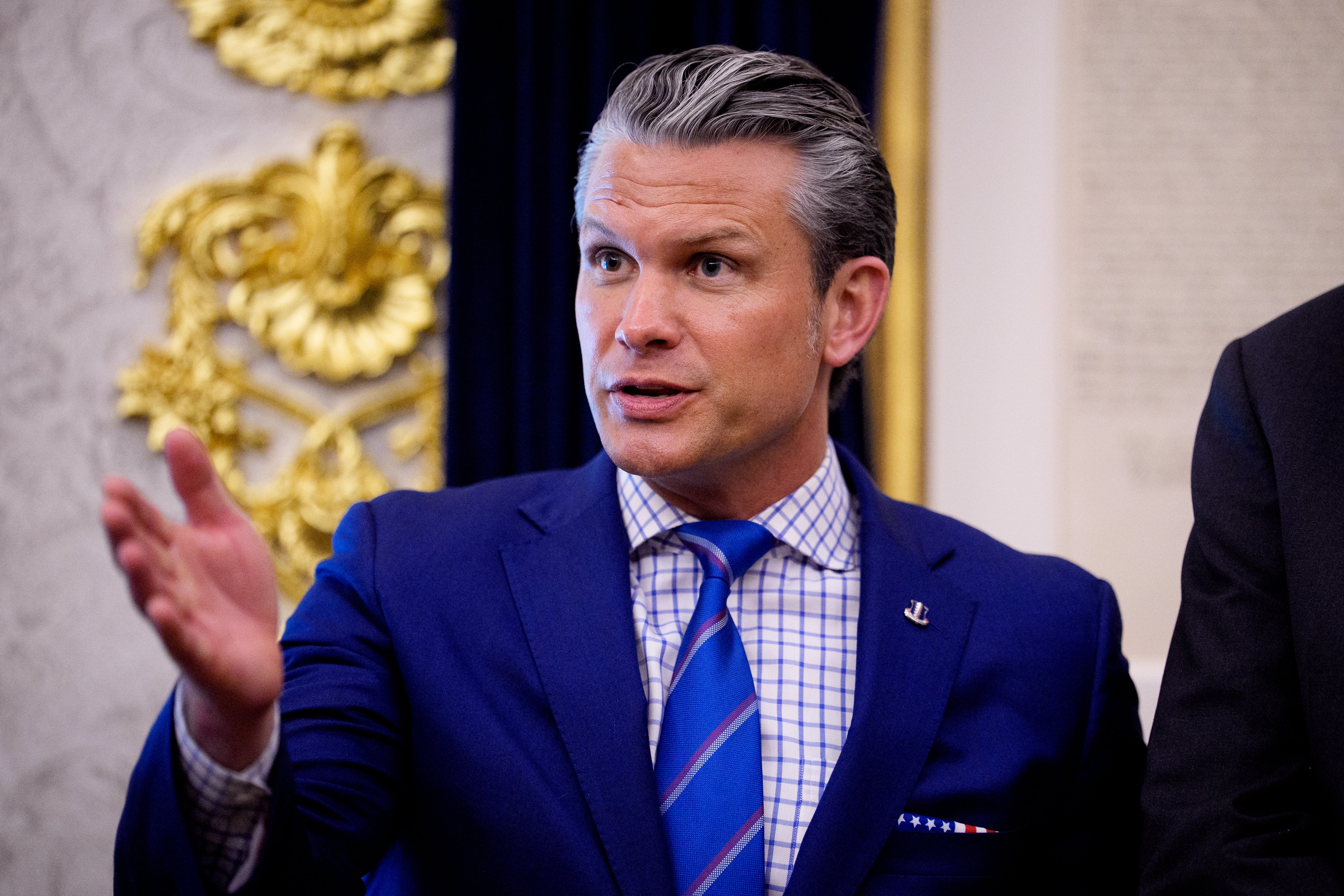 Hegseth had characterized flu vaccine requirements as ‘absurd’ and said the military would no longer require members to get the yearly immunization – prompting concerns from some lawmakers (Getty)