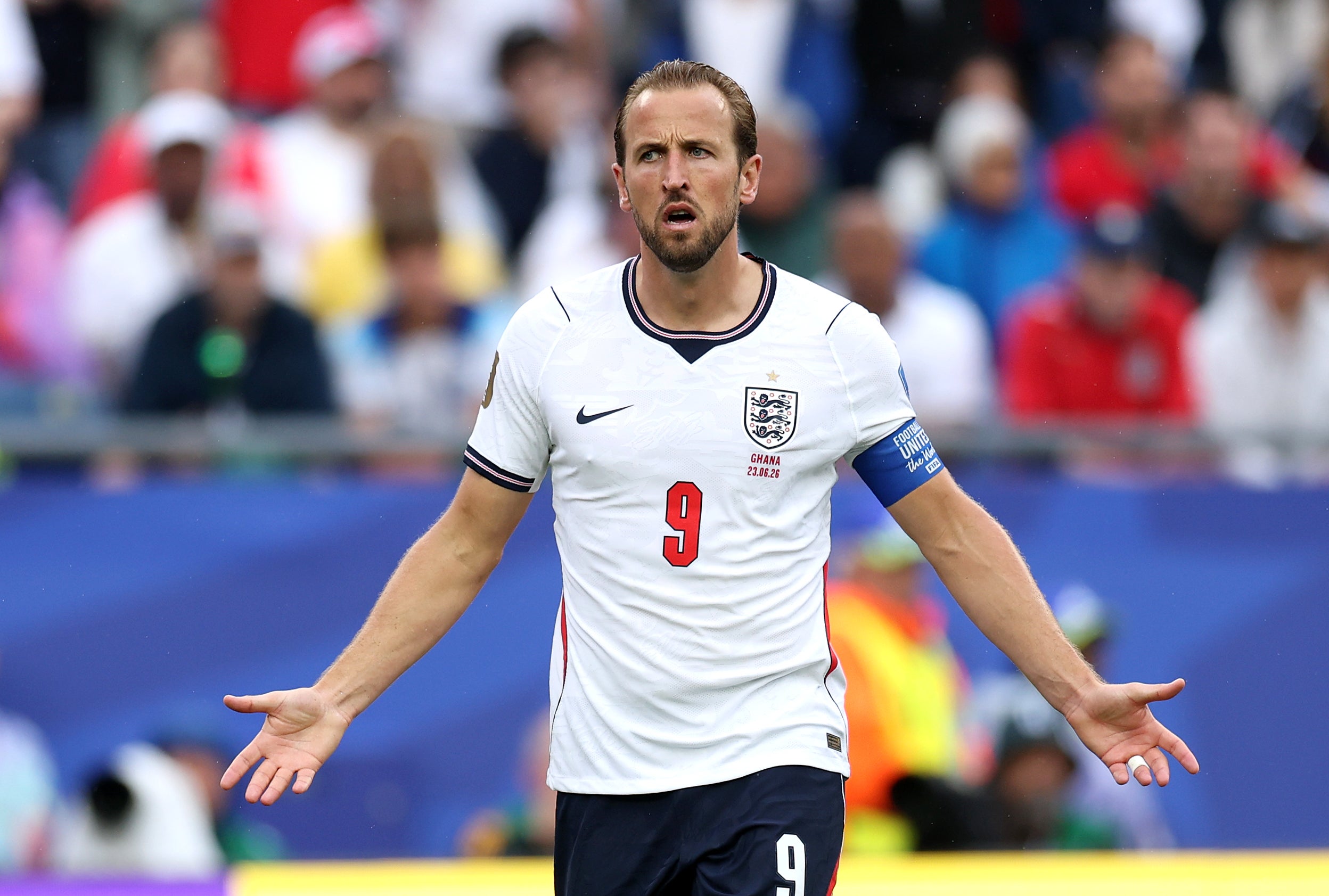 Harry Kane reacts to claims England are ‘over-reliant’ on him after goalless Ghana draw