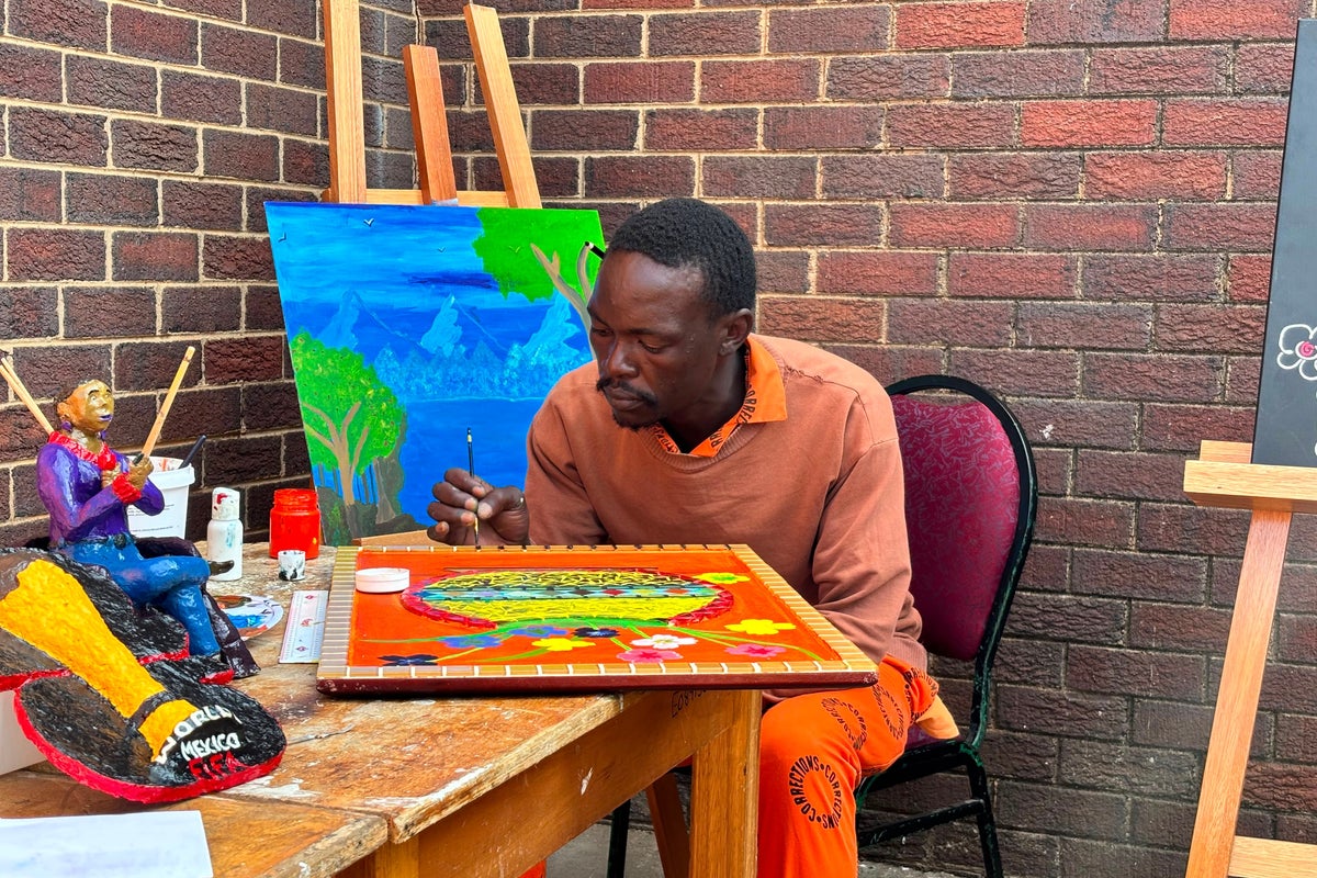 Art galleries at prisons showcase inmates’ work in an effort to combat violence
