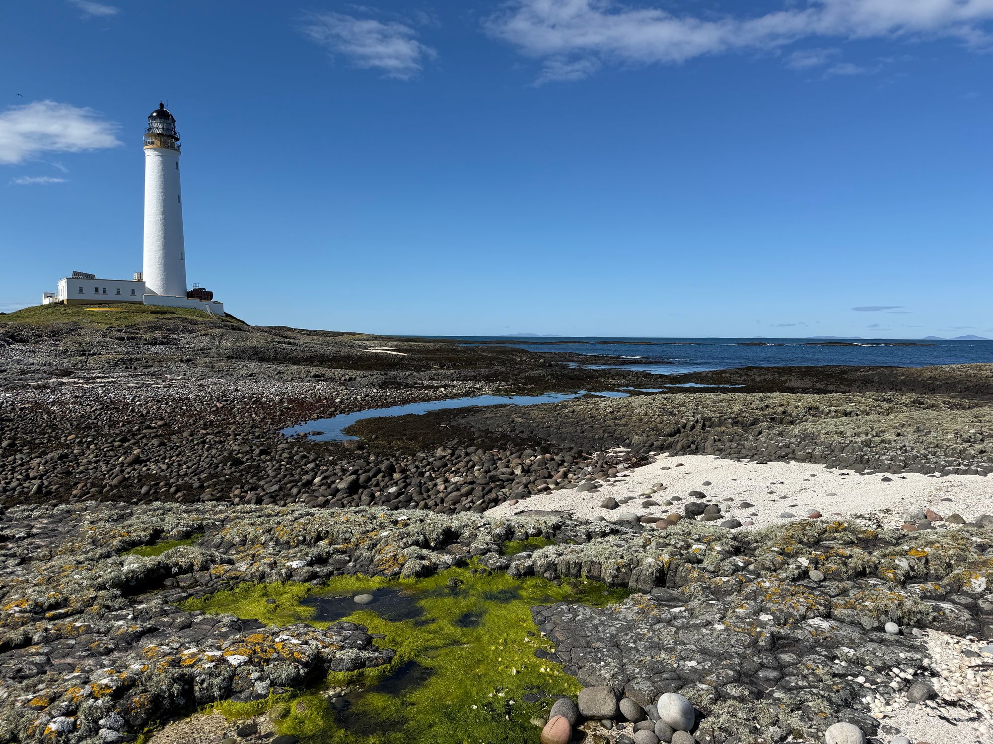 A lighthouse on Hyskier, an uninhabited island