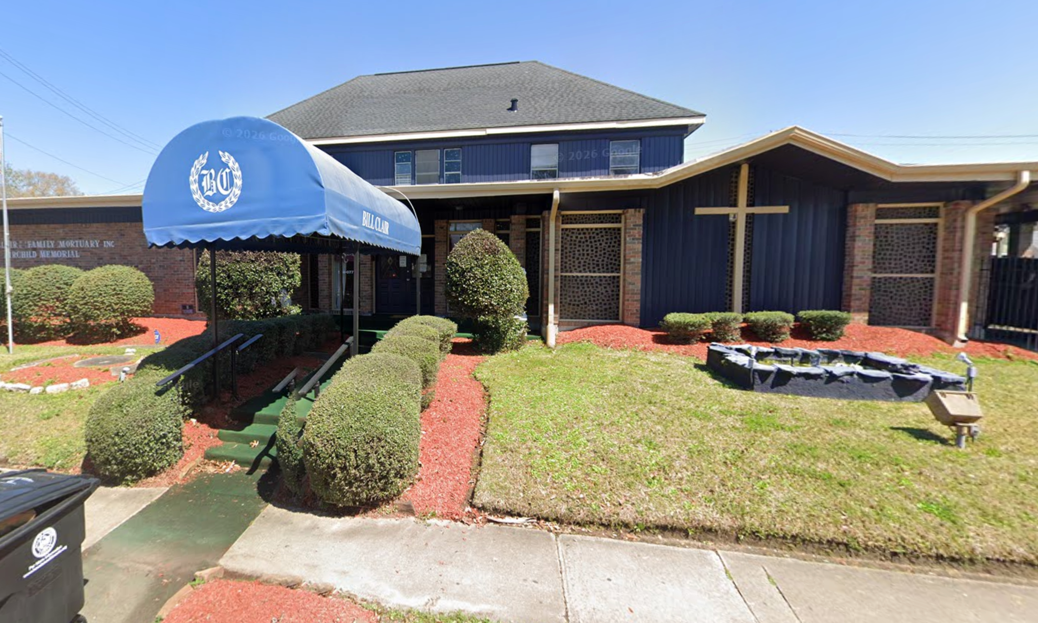 The Bill Clair Family Mortuary in Houston is facing a lawsuit after a funeral went horribly wrong, according to court filings (Google Maps)