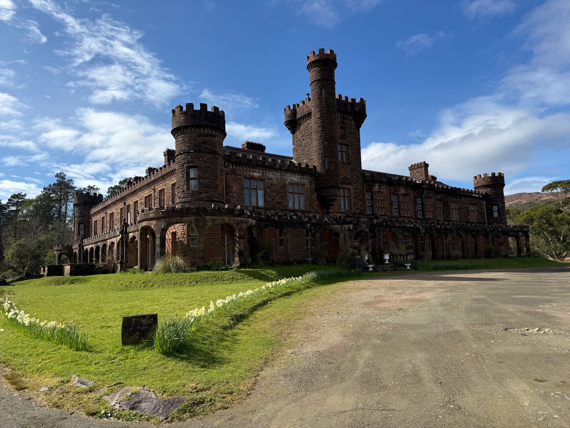 Kinloch Castle was once home to the eccentric playboy George Bullough