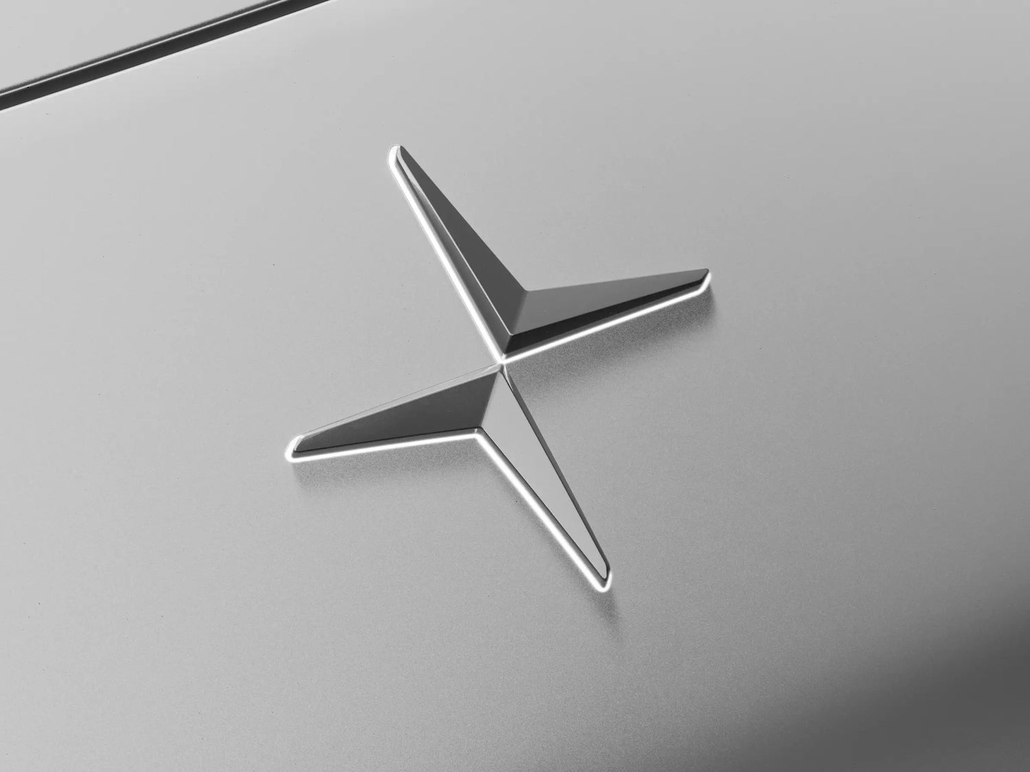 The revised Polestar 4 also gets a smart illuminated Polestar logo (Polestar)