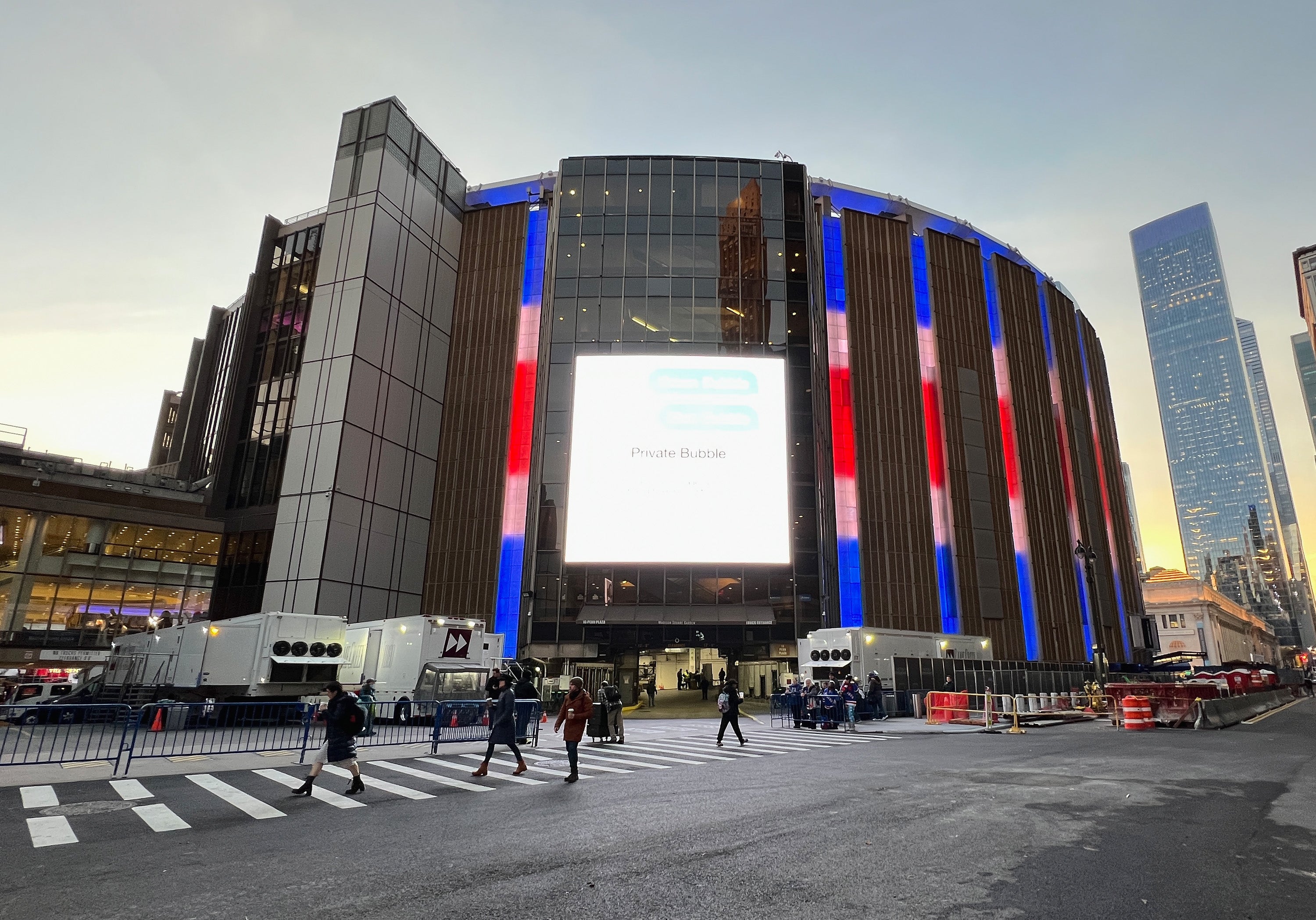 Madison Square Garden is the city’s world-famous arena that can hold up to 22,000 people