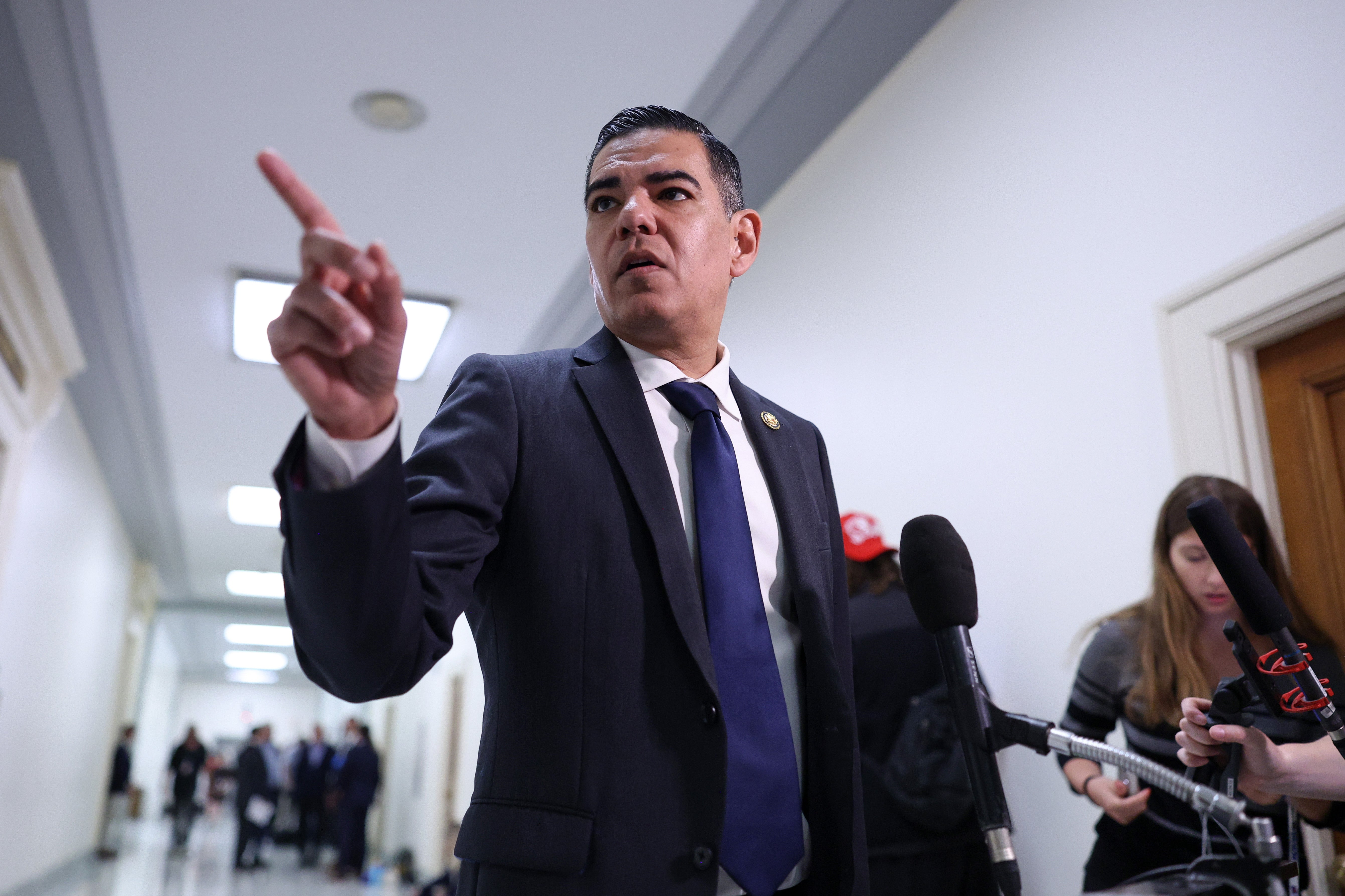 Rep. Robert Garcia, the top Democrat on the House Oversight Committee, is launching an investigation into no-bid contracts awarded to companies that worked on the pool (Getty)