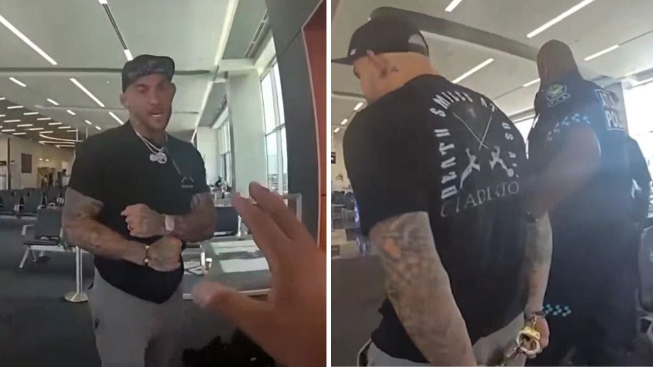 <p>Dustin Poirier arrested at Atlanta Airport</p>