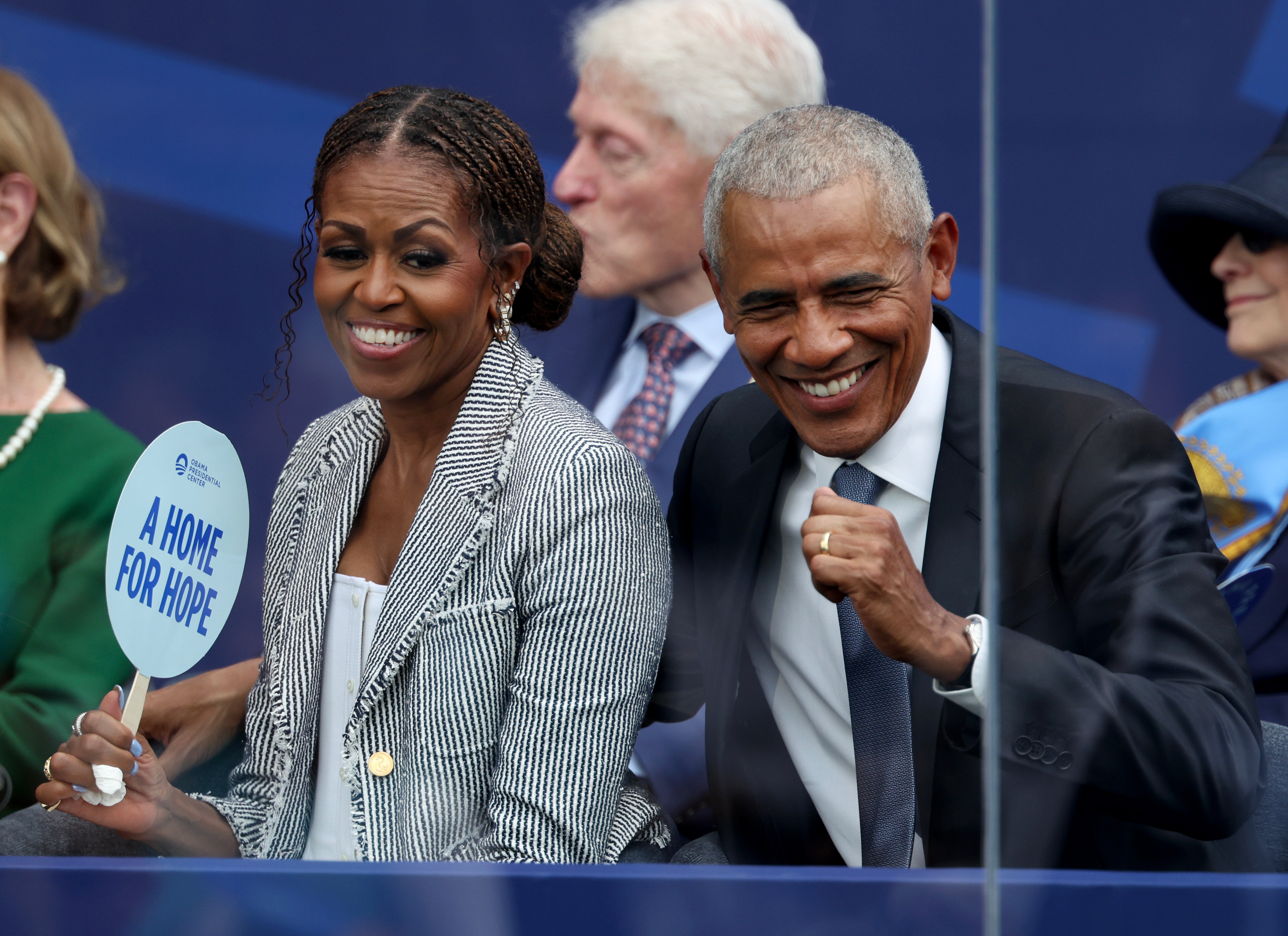 Michelle and Barack Obama celebrated the opening of the Obama Presidential Center last week