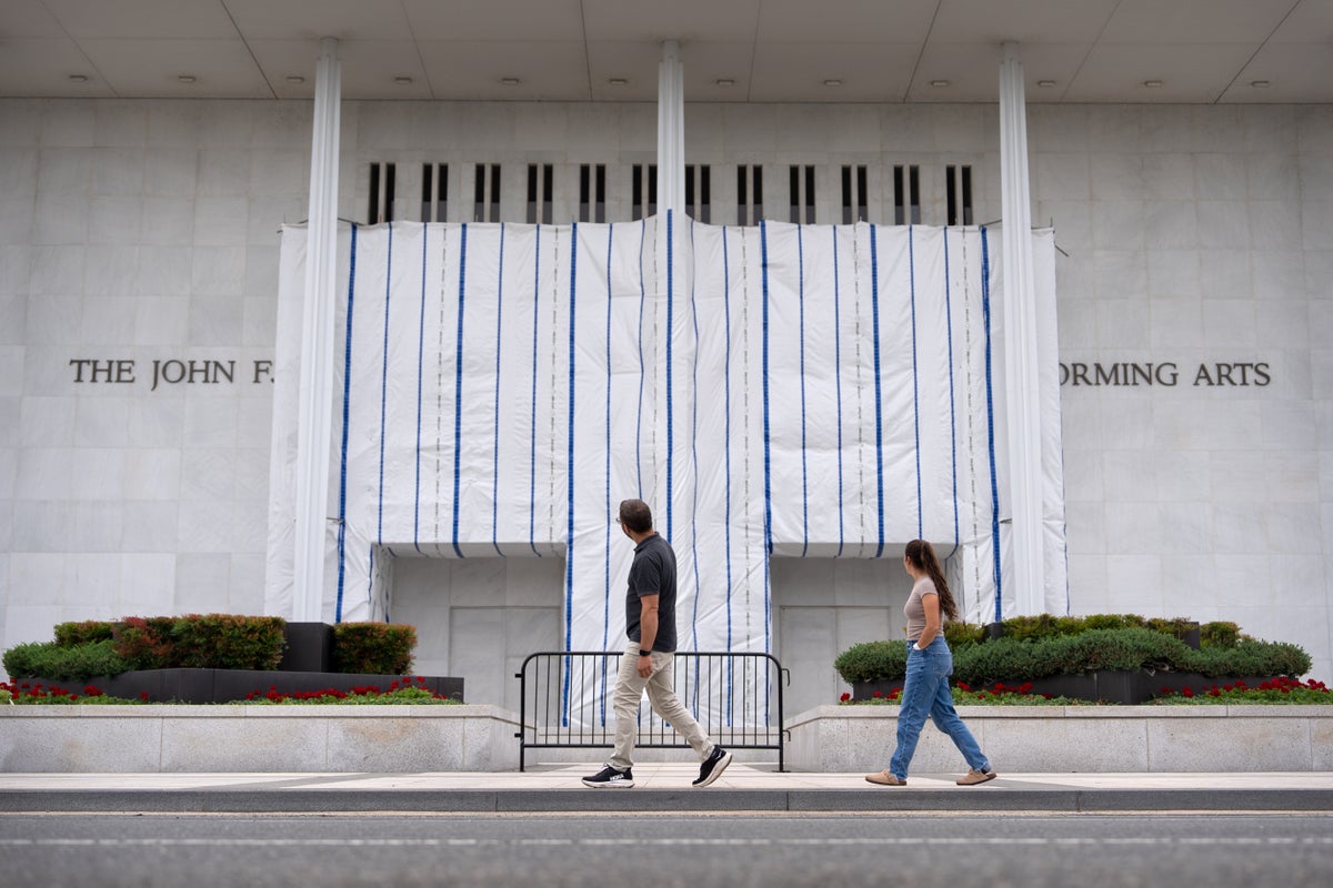 A judge demanded Trump’s name come down from the Kennedy Center. Now, he wants to know why tarps block the view