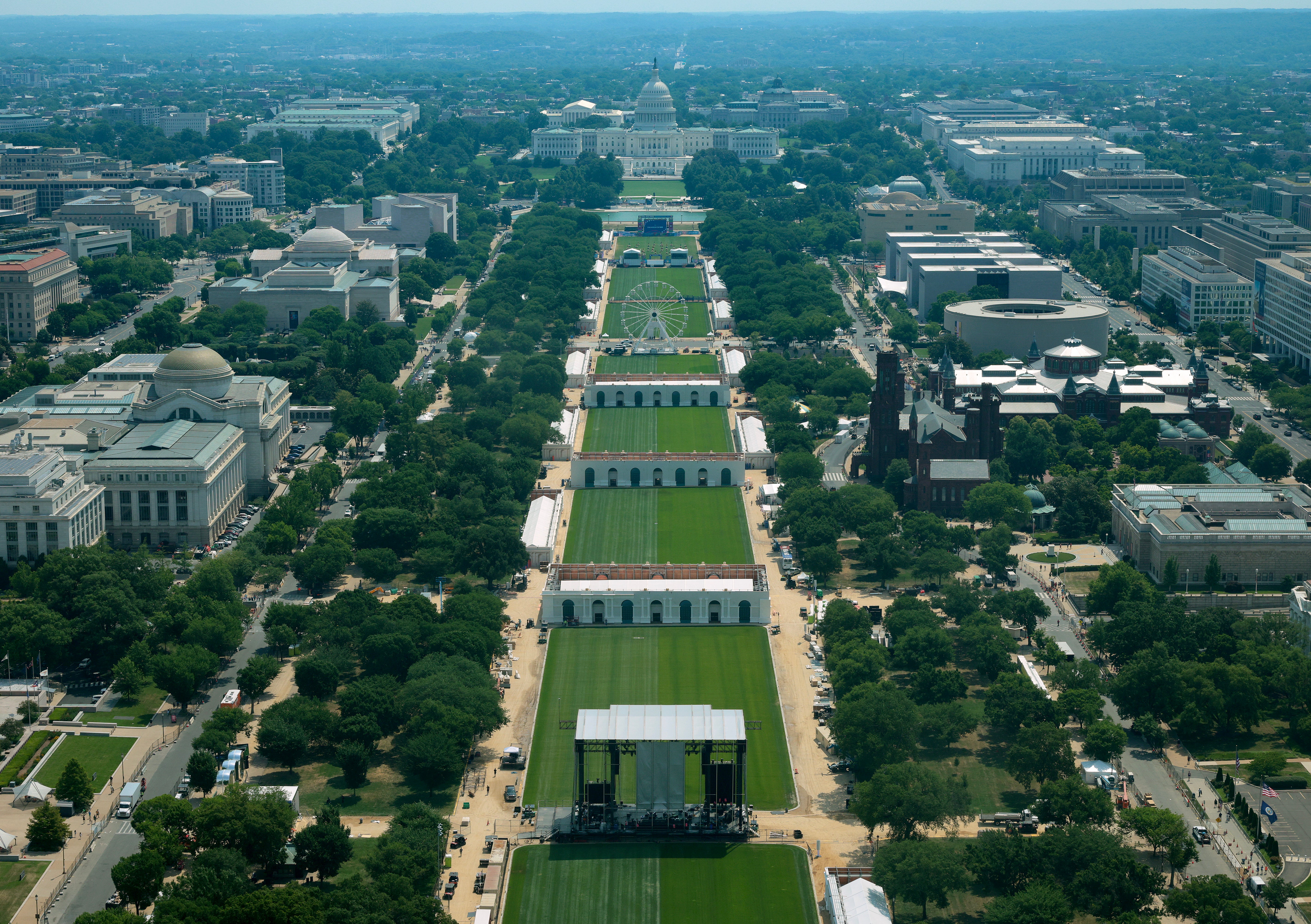 The milestone will be marked with events across the country, and President Donald Trump has planned several for the nation’s capital, including a fair on Washington’s National Mall