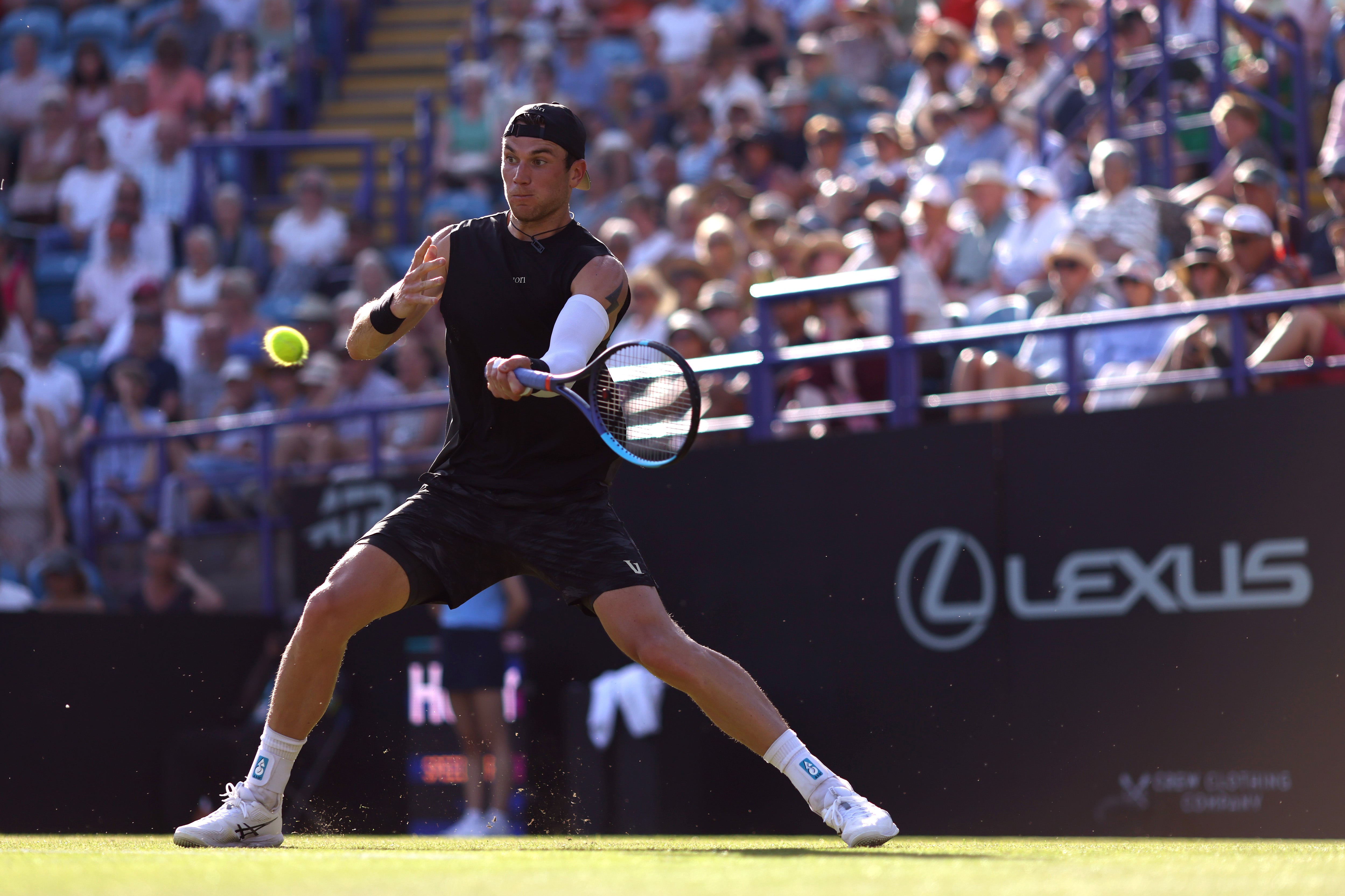 Jack Draper came through his second-round match with relative ease (Getty)