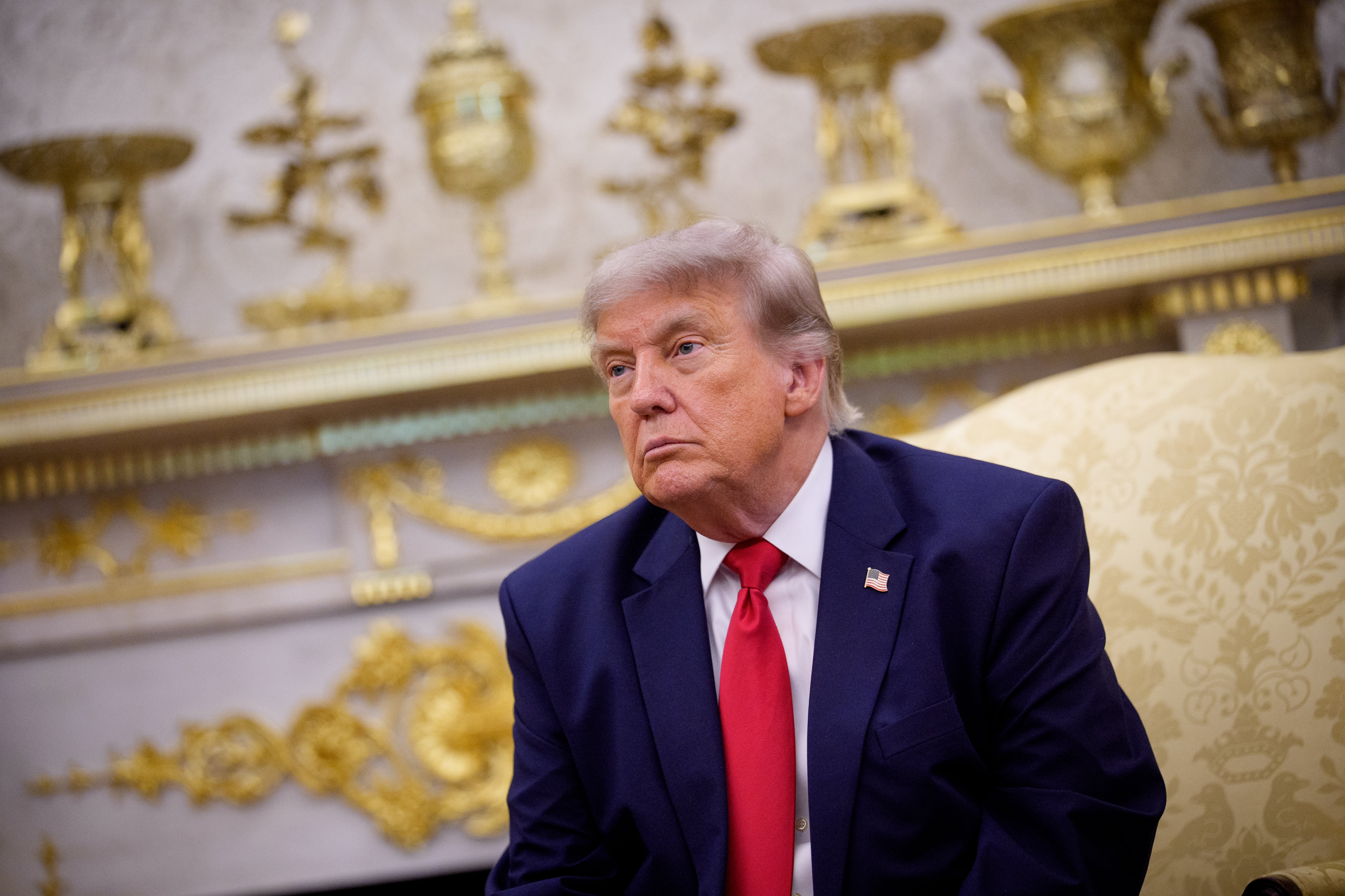Donald Trump made his first remarks about Mr Burnham during a meeting with the secretary general of Nato