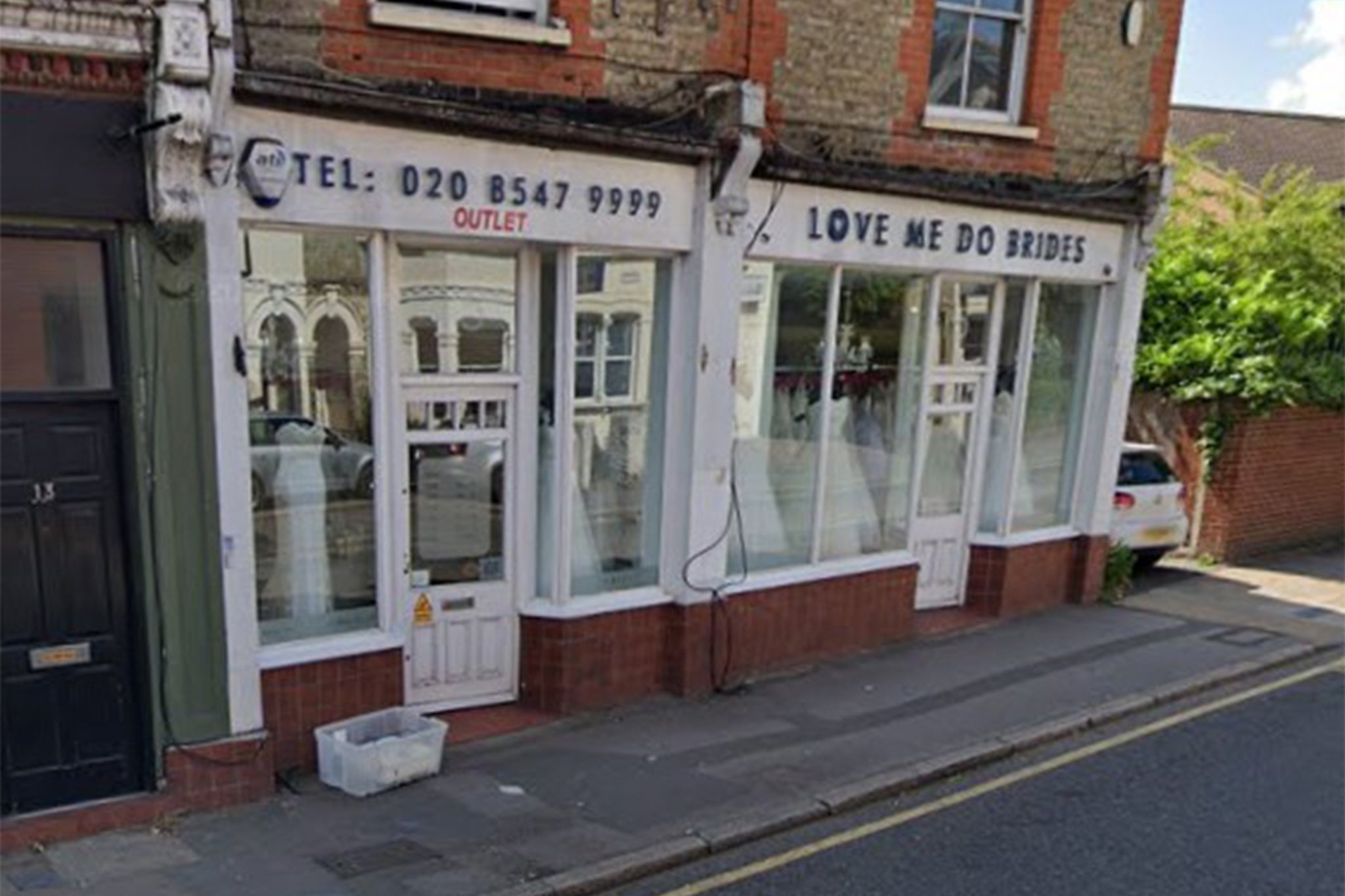 The Kingston branch of Sharon Underwood's Love Me Do Brides Ltd is now closed